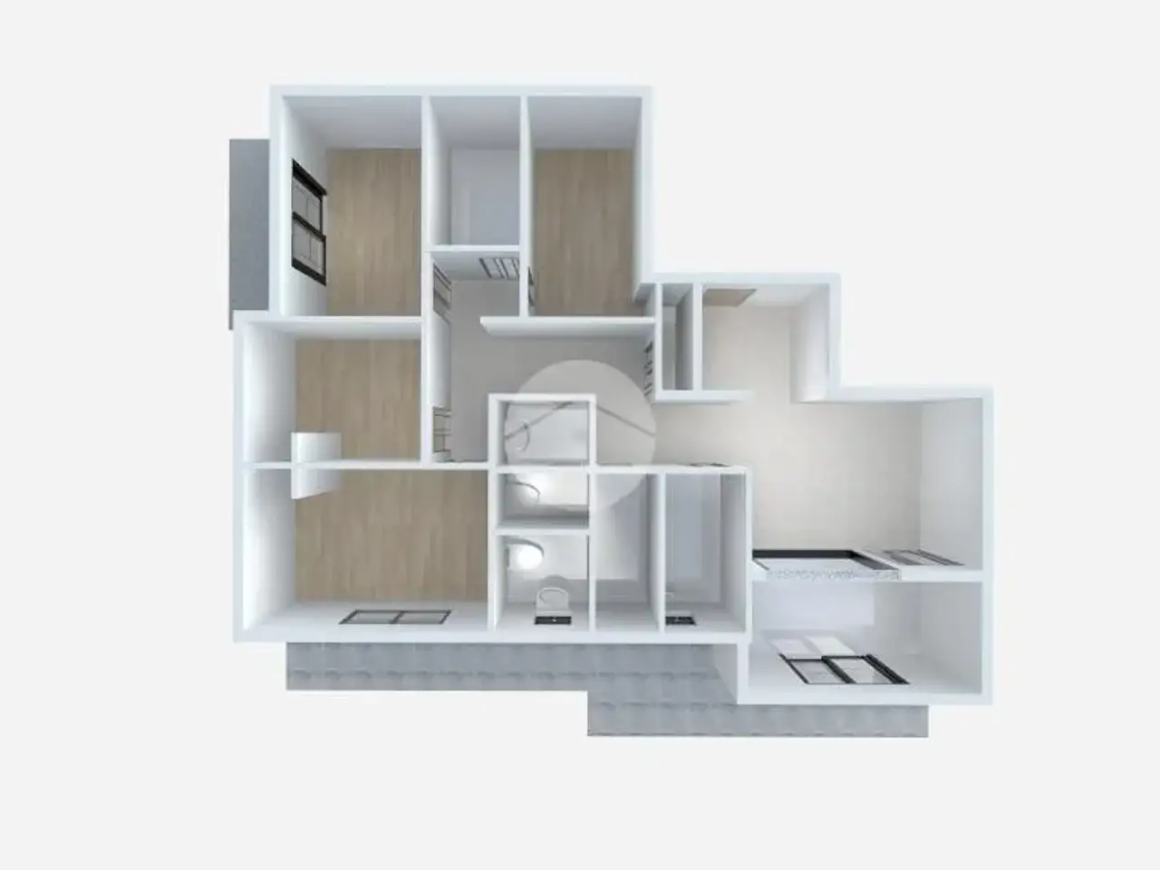 Ufficio in Via dell'Epomeo 4, Napoli, {3} - Planimetria 1