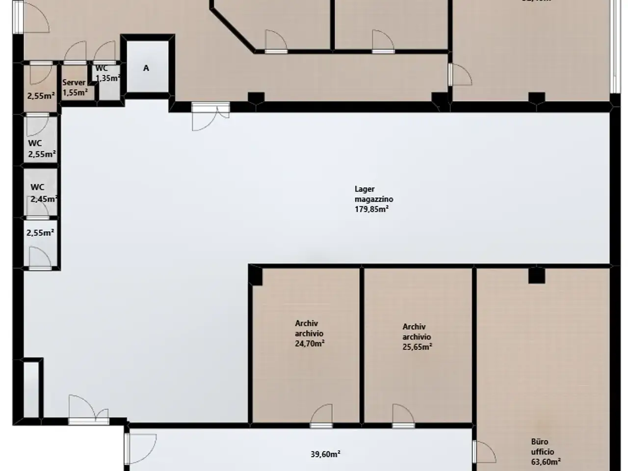 Magazzino in Via Enrico Fermi - Enrico-Fermi-StraßE, Bolzano, {3} - Planimetria 1