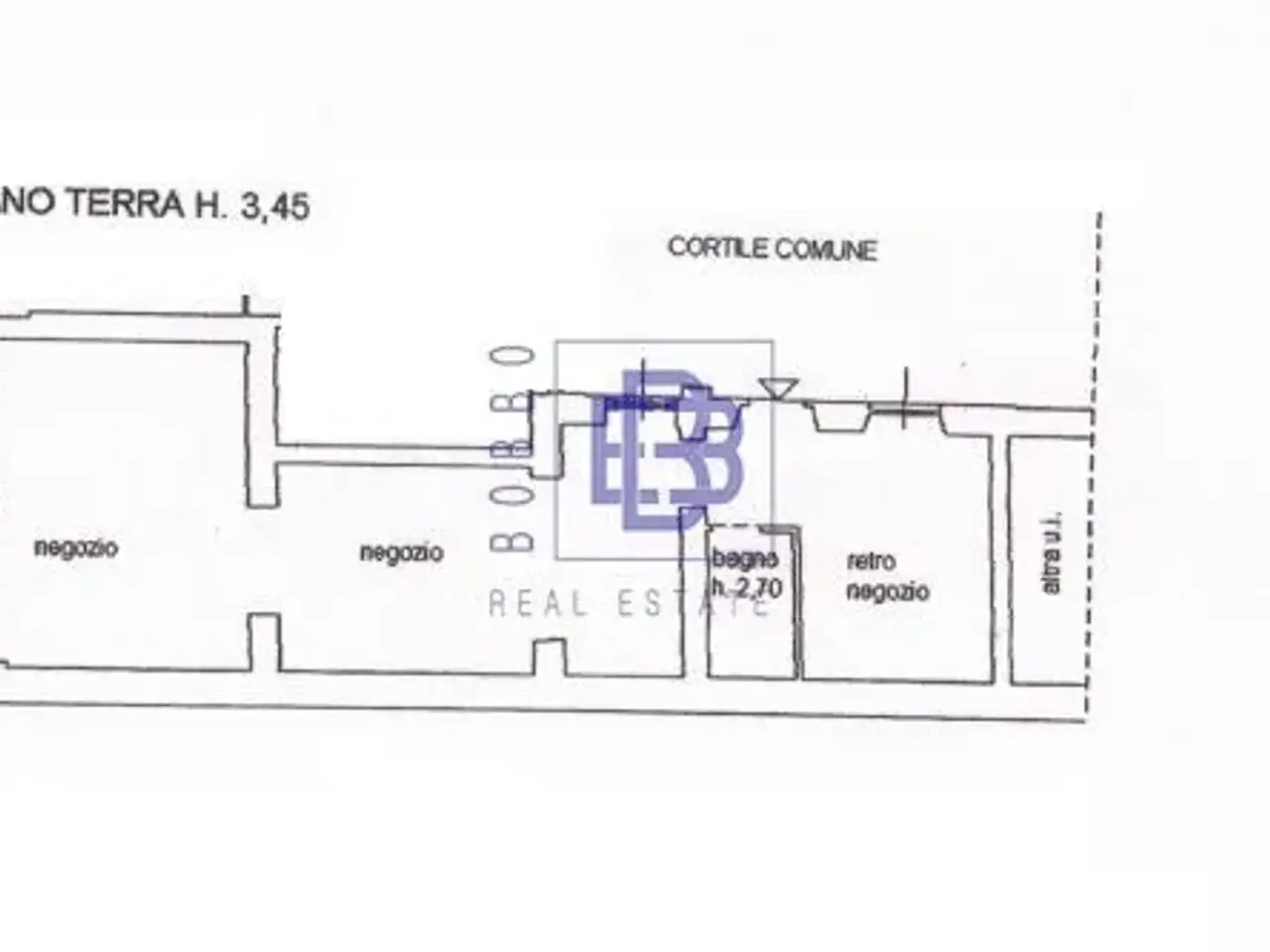 Negozio in Corso San Gottardo 6, Milano, {3} - Planimetria 1
