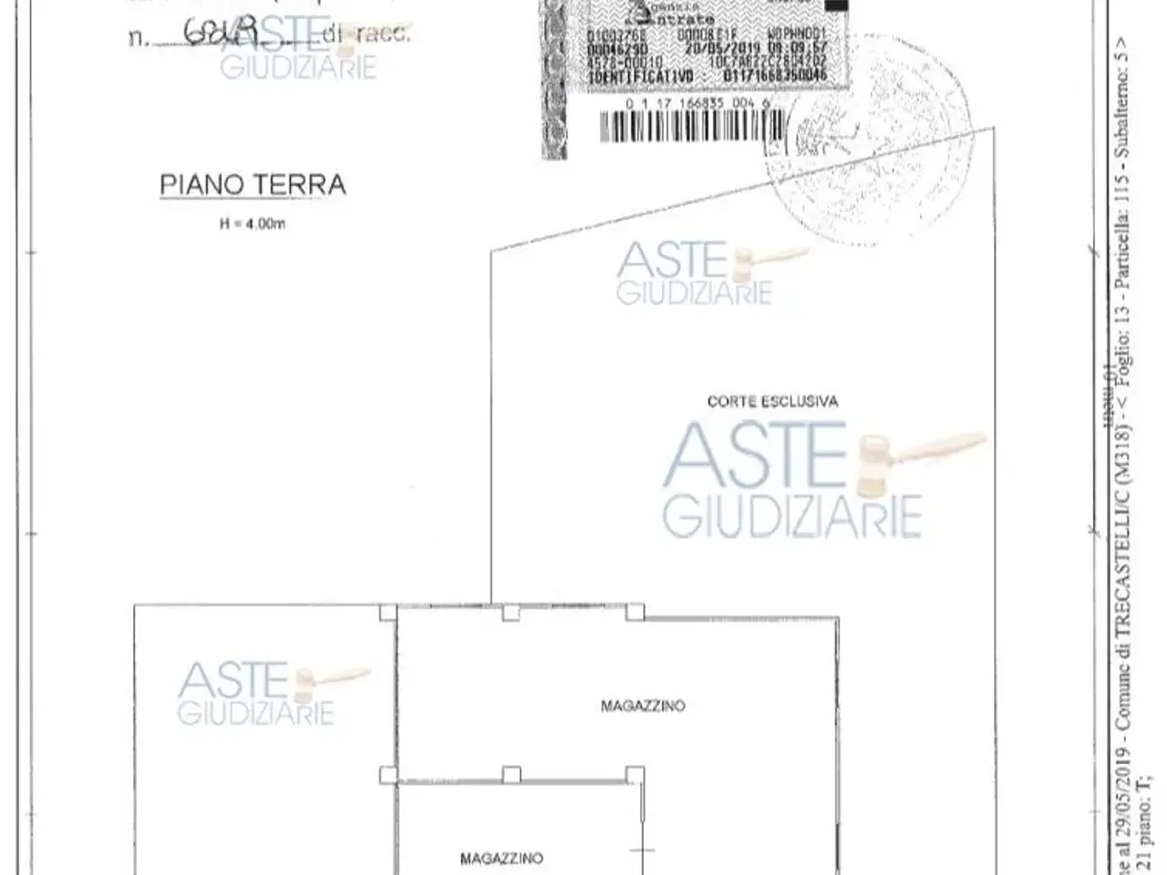 Magazzino in Via Leonardo da Vinci, 21, 60012 Trecastelli An, Italia 21, Trecastelli, {3} - Planimetria 1