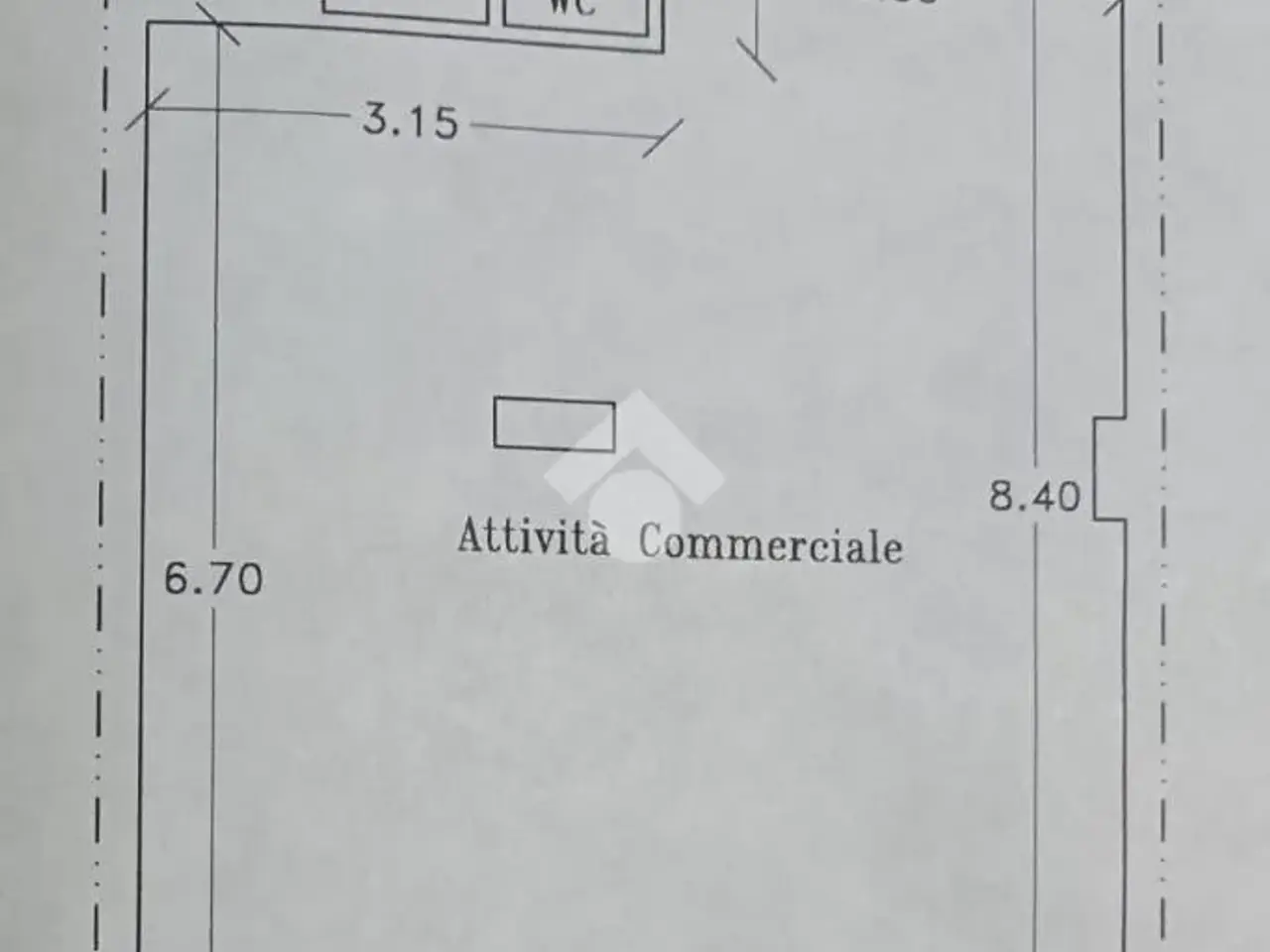 Negozio in Via Vittorio Veneto 68, Alcamo, {3} - Planimetria 1