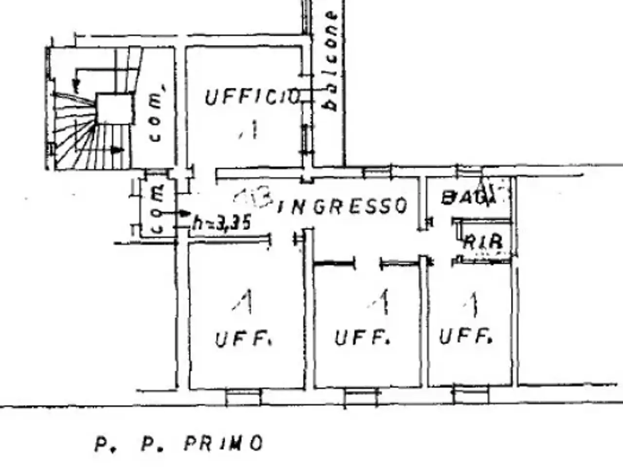 Ufficio in Via Appia, Imola, {3} - Planimetria 1