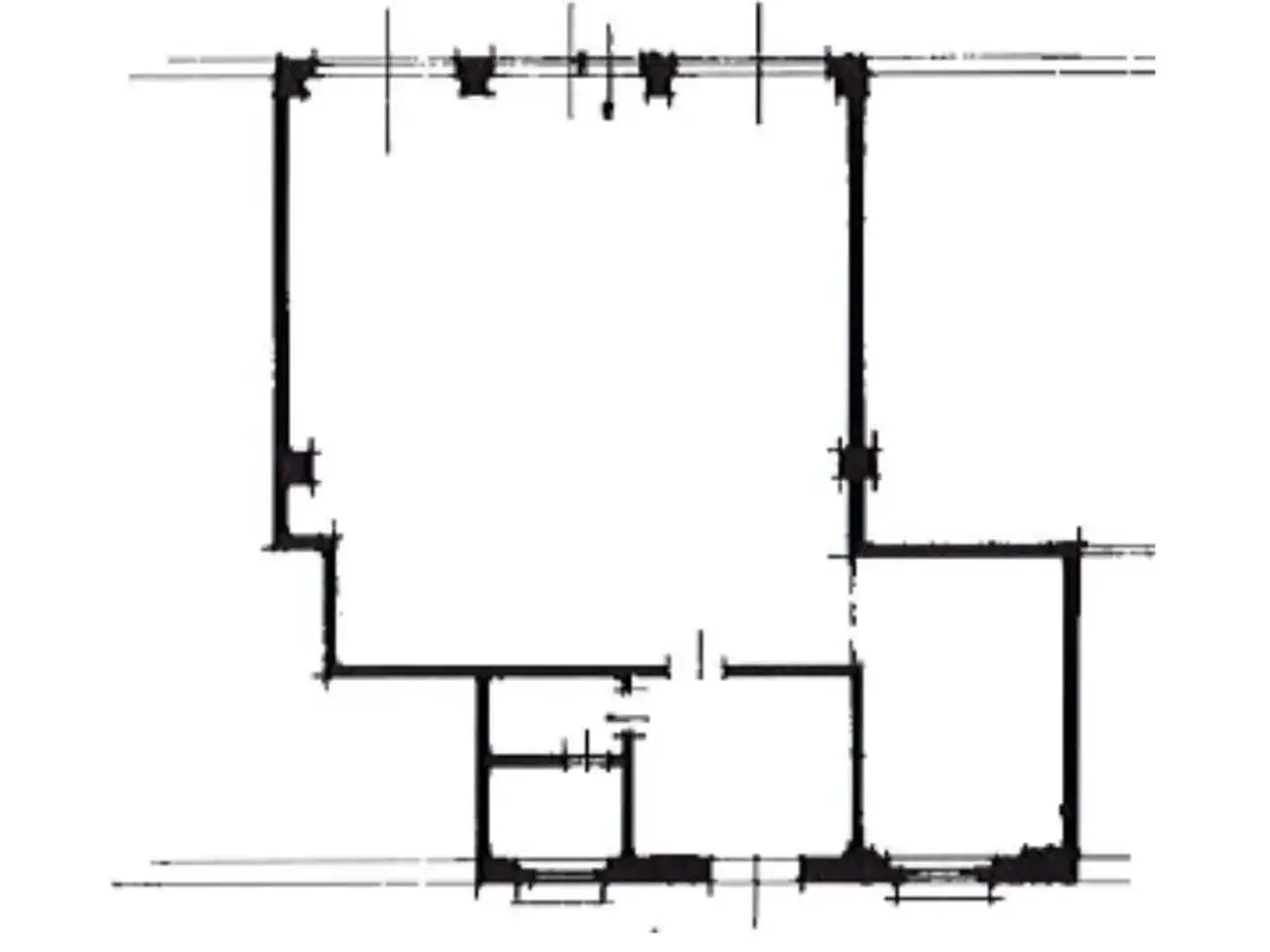 Negozio in Piazza Piemonte 5, Melegnano, {3} - Planimetria 1