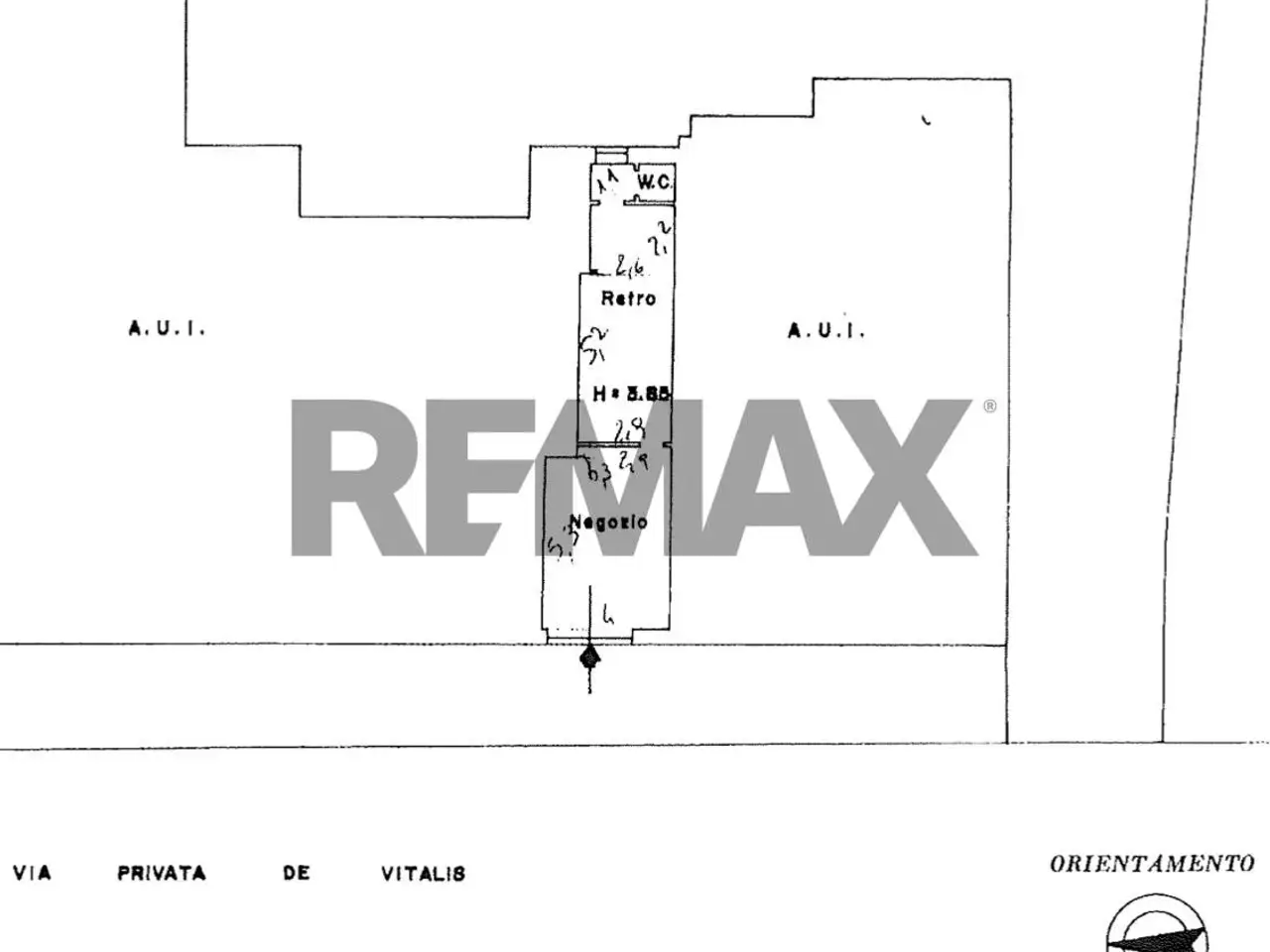 Negozio in Via Privata De Vitalis Snc, Brescia, {3} - Planimetria 1