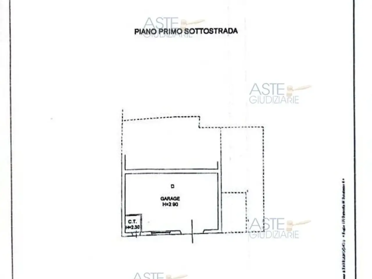 Garage in Frazione Argignano, 36, 60044 Argignano An, Italia 36, Fabriano, {3} - Planimetria 1