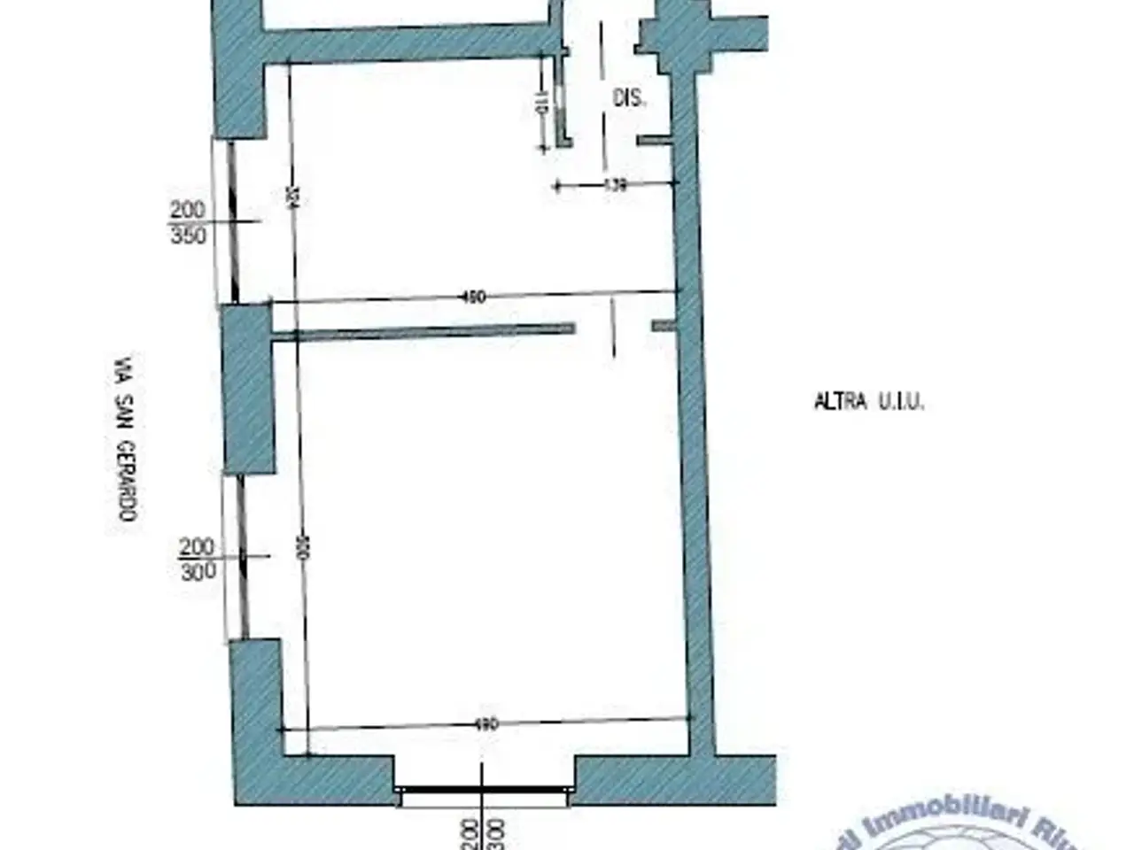 Ufficio in Via San Gerardo 2/a, Monza, {3} - Planimetria 1