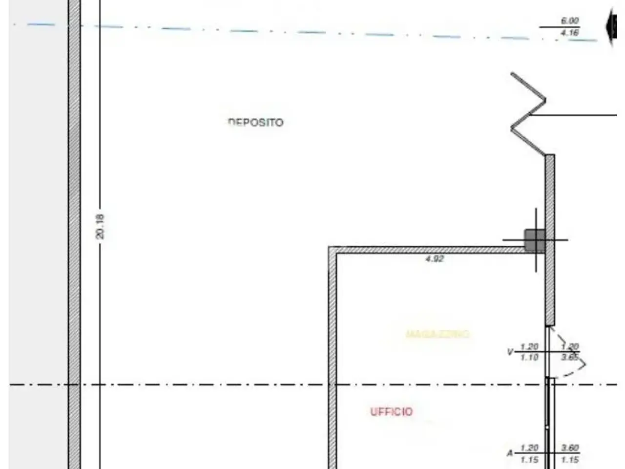 Capannone in Via Neruda 6, Poggio Torriana, {3} - Planimetria 1