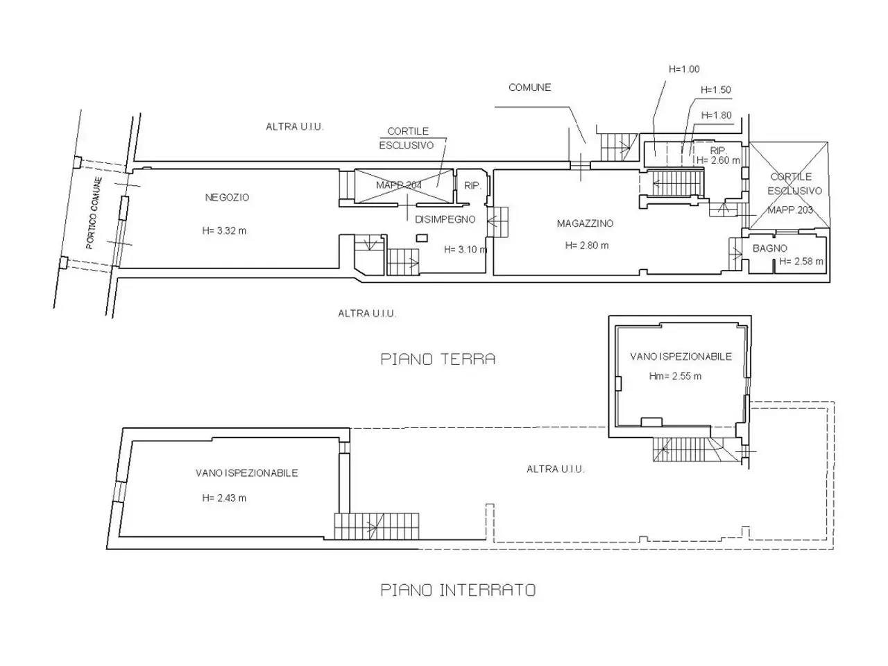 Negozio in Via Nosadella, Bologna, {3} - Planimetria 1