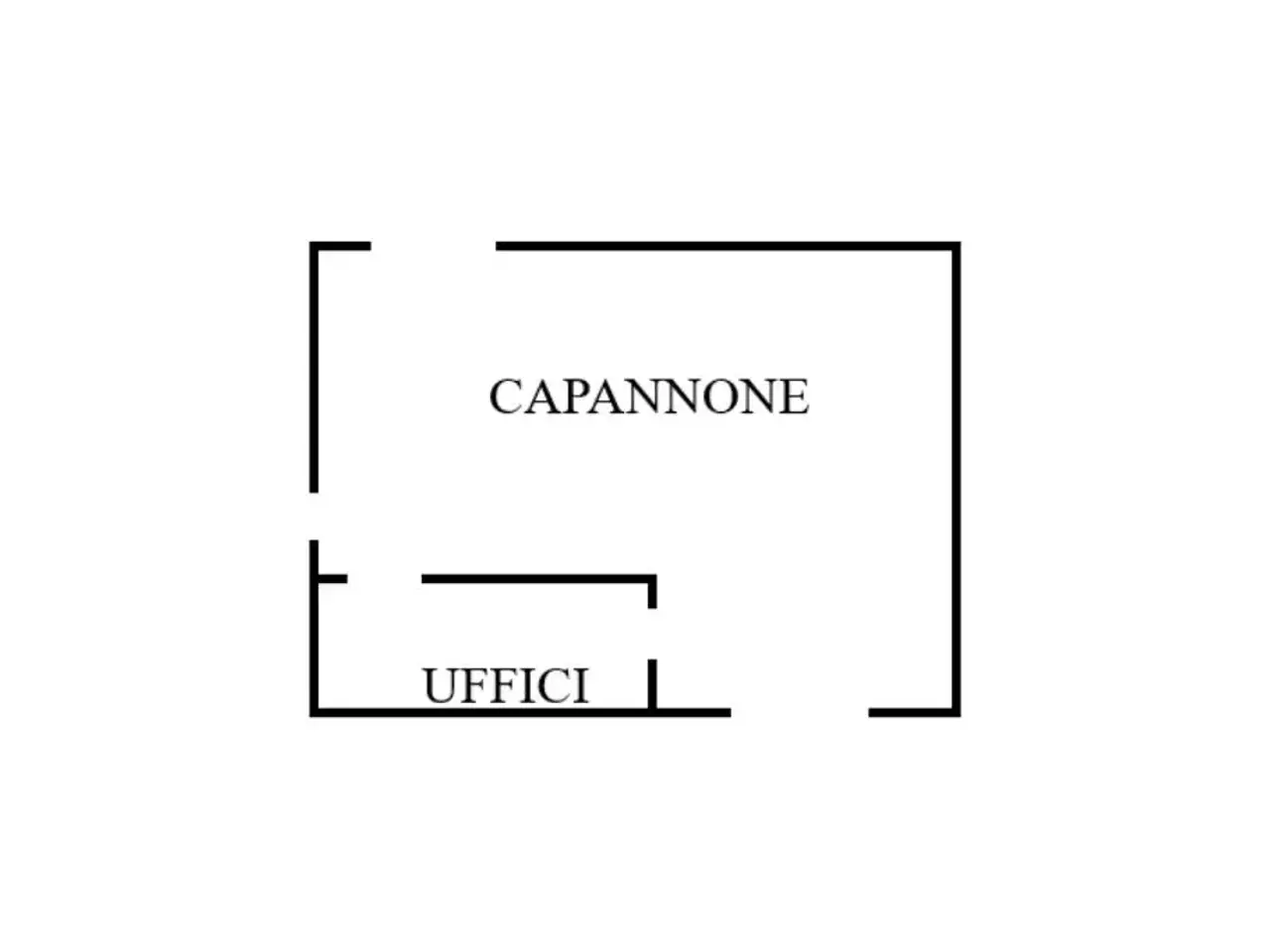 Capannone in Via Don Bietti, Fornovo San Giovanni, {3} - Planimetria 1