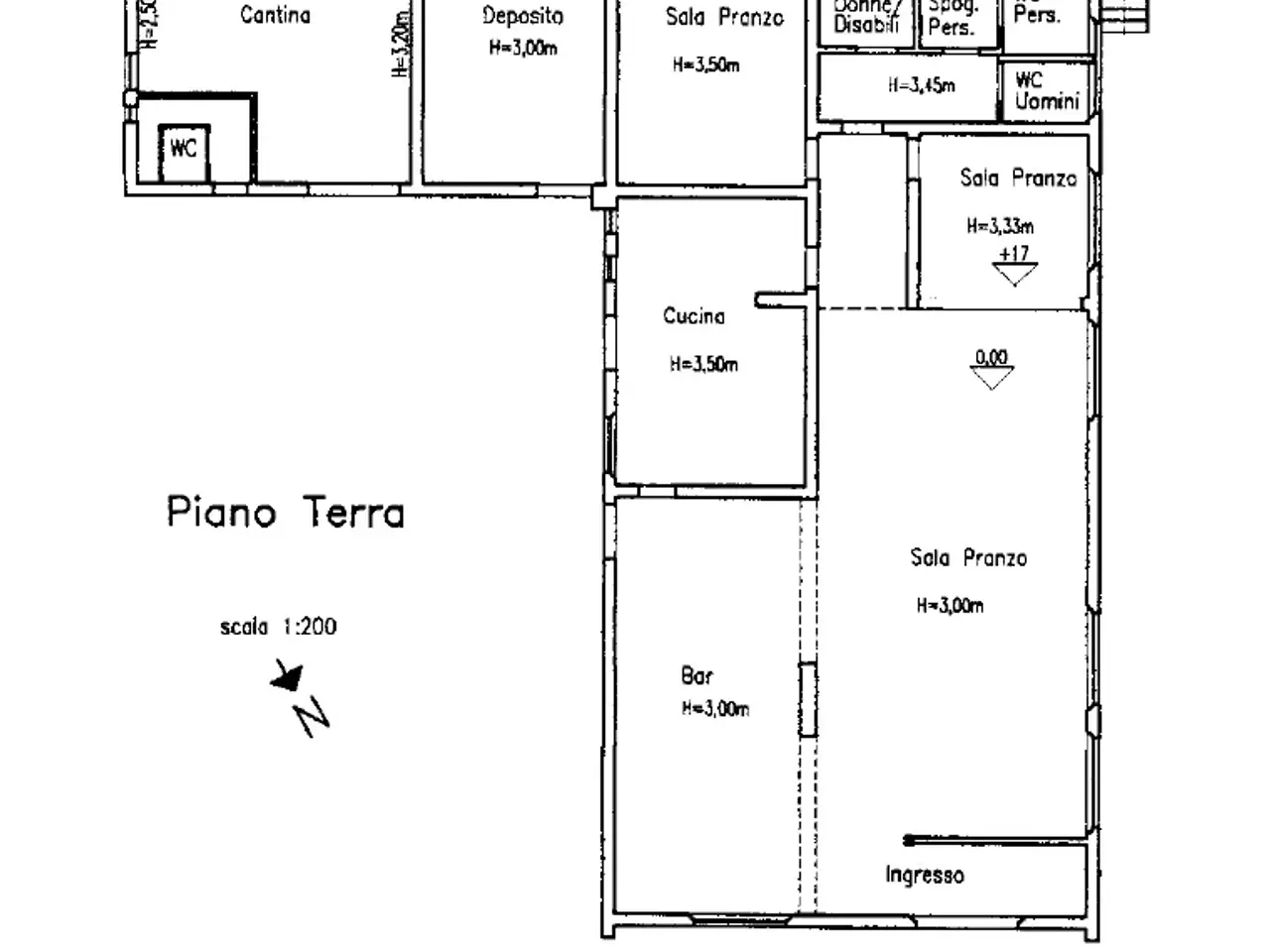 Negozio in Strada Maestà Bassa, Roccabianca, {3} - Planimetria 1
