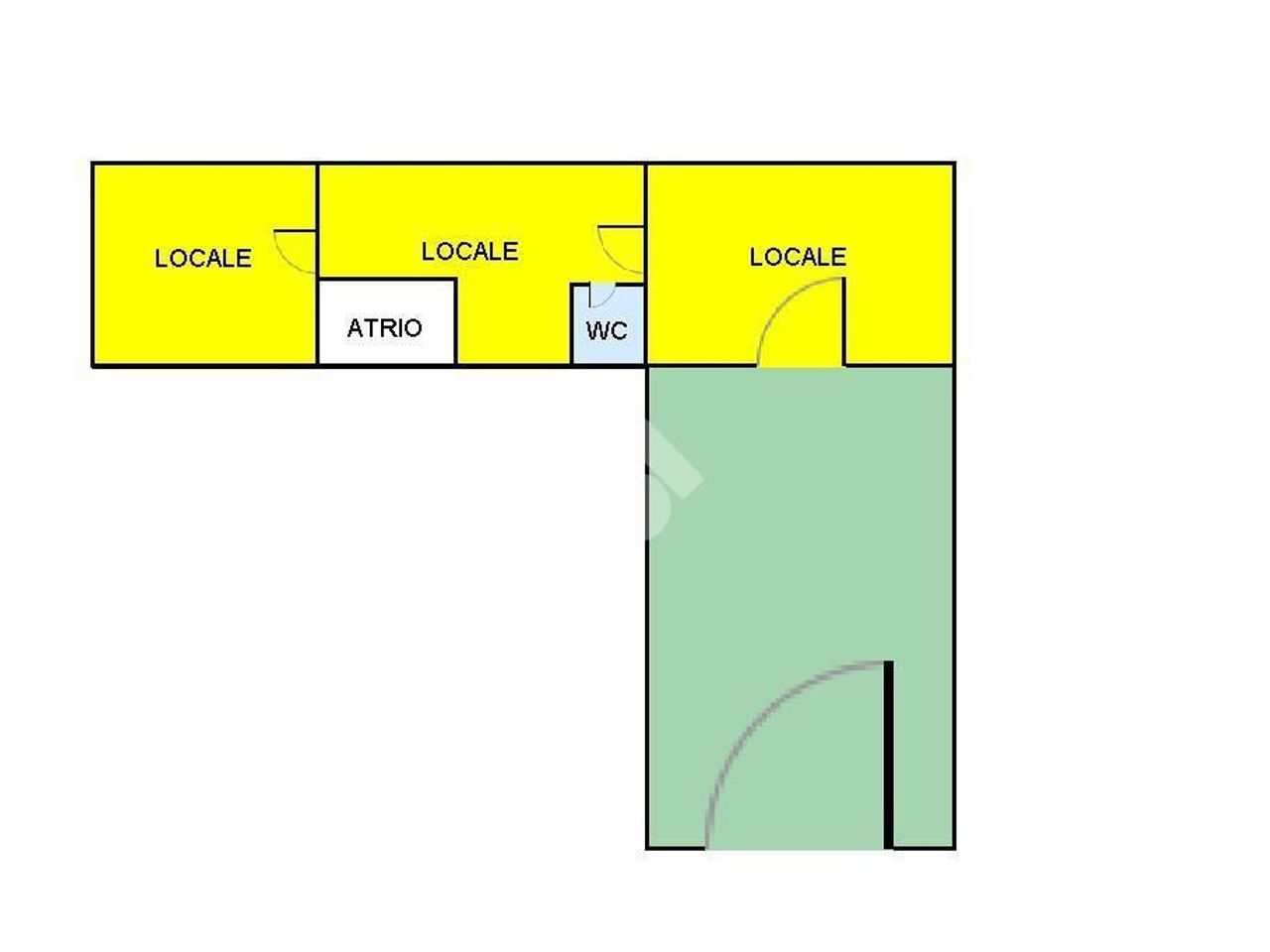 Negozio in Via Soccorso 62, San Severo, {3} - Planimetria 1