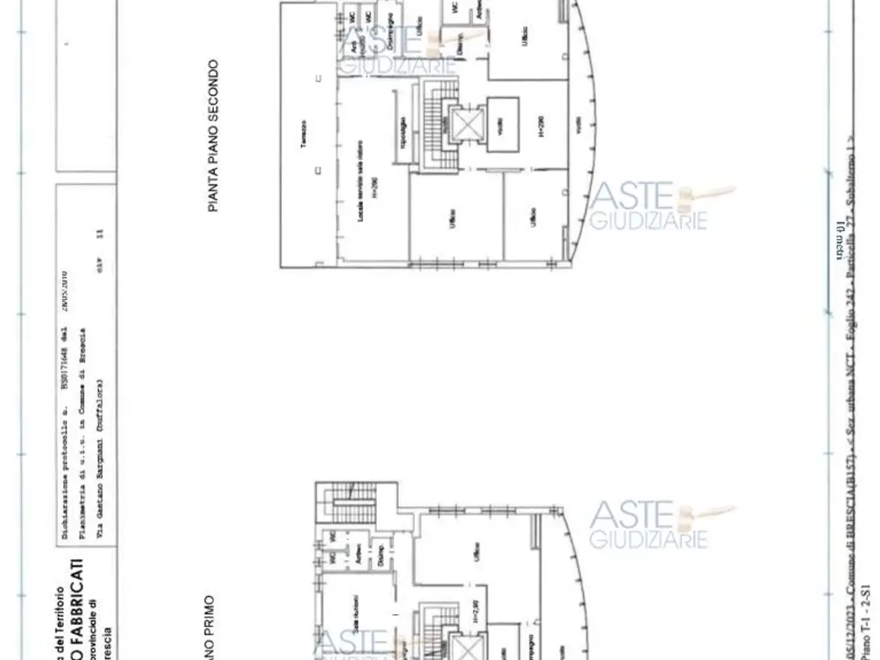 Fabbricato misto in Via Gaetano Bargnani, 11 11, Brescia, {3} - Planimetria 1