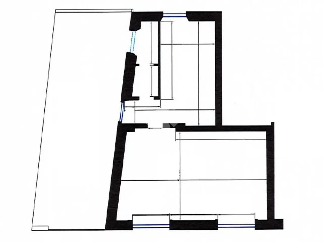 Negozio in Corso Carlo Alberto di Savoia, Lecco, {3} - Planimetria 1