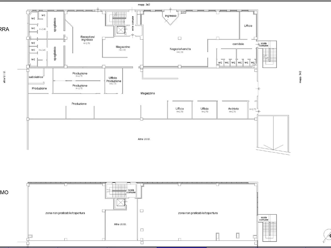 Capannone in Via Concordia, Sesto San Giovanni, {3} - Planimetria 1
