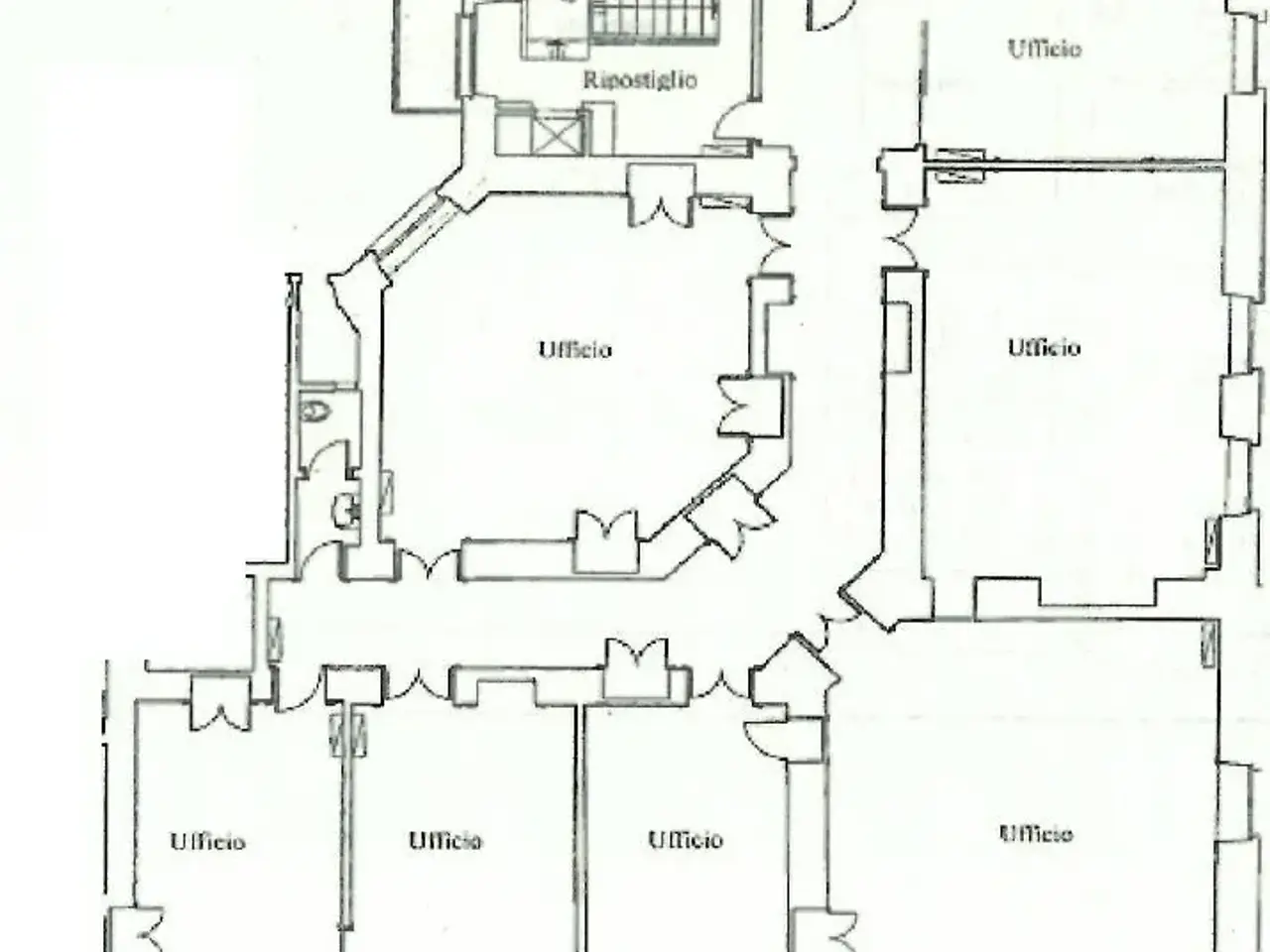 Ufficio in Via Cavour 21, Torino, {3} - Planimetria 1