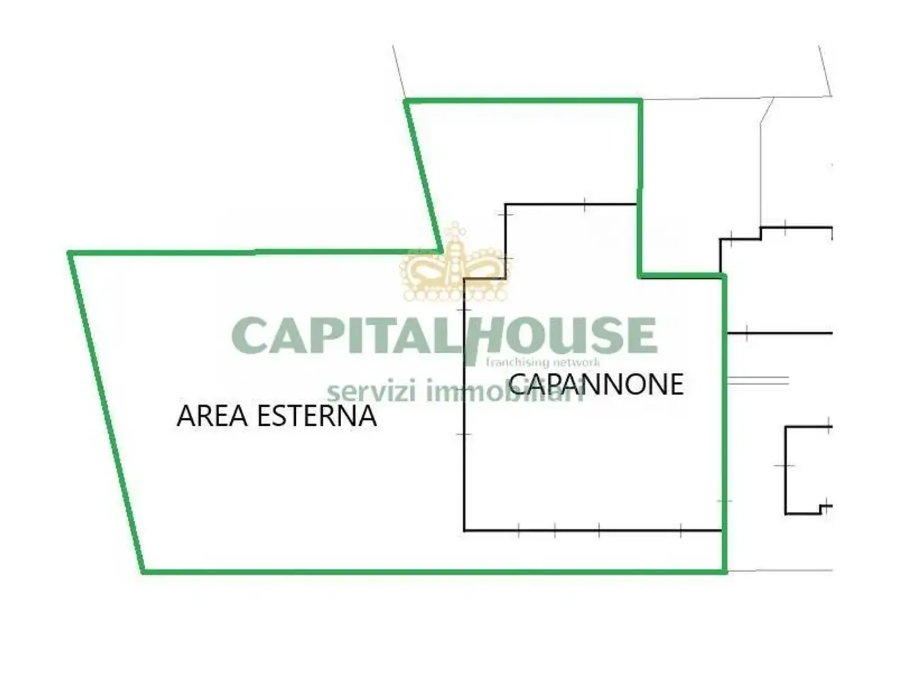 Capannone in Via Repubblica 20, Cento, {3} - Planimetria 1