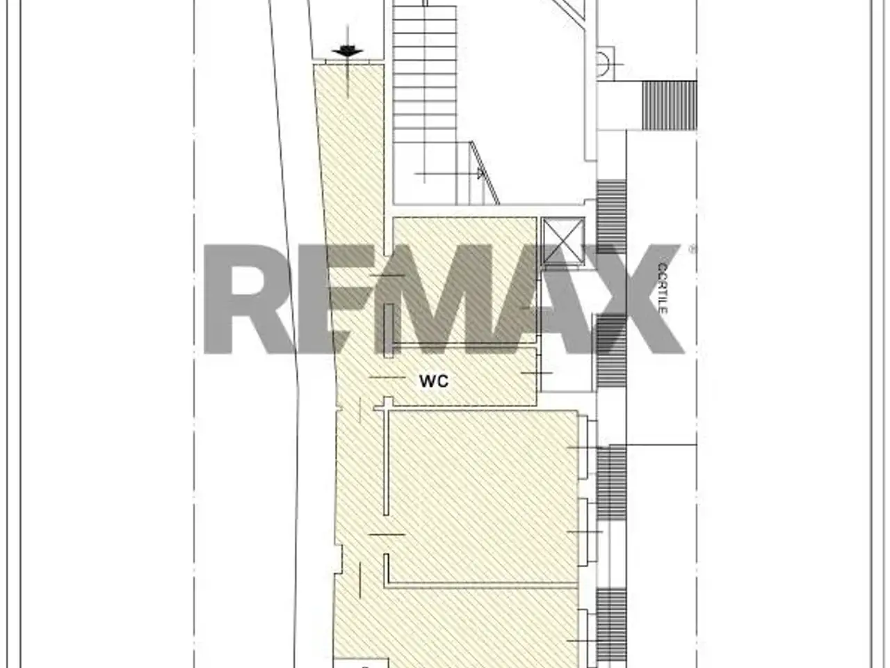 Ufficio in Via Cappuccio 14, Milano, {3} - Planimetria 1