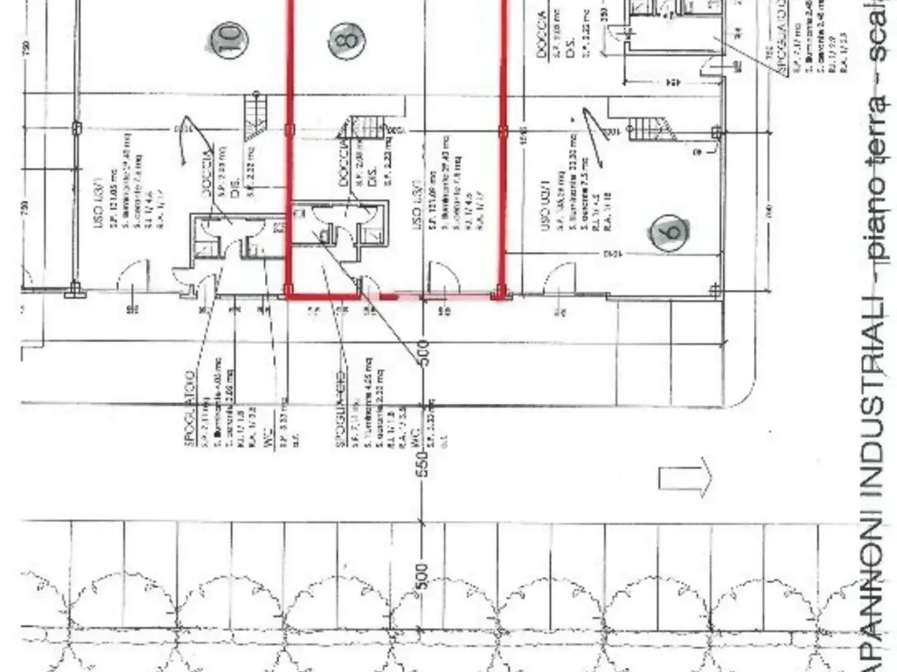 Capannone in Via R. Marmiroli 16, Reggio Emilia, {3} - Planimetria 1
