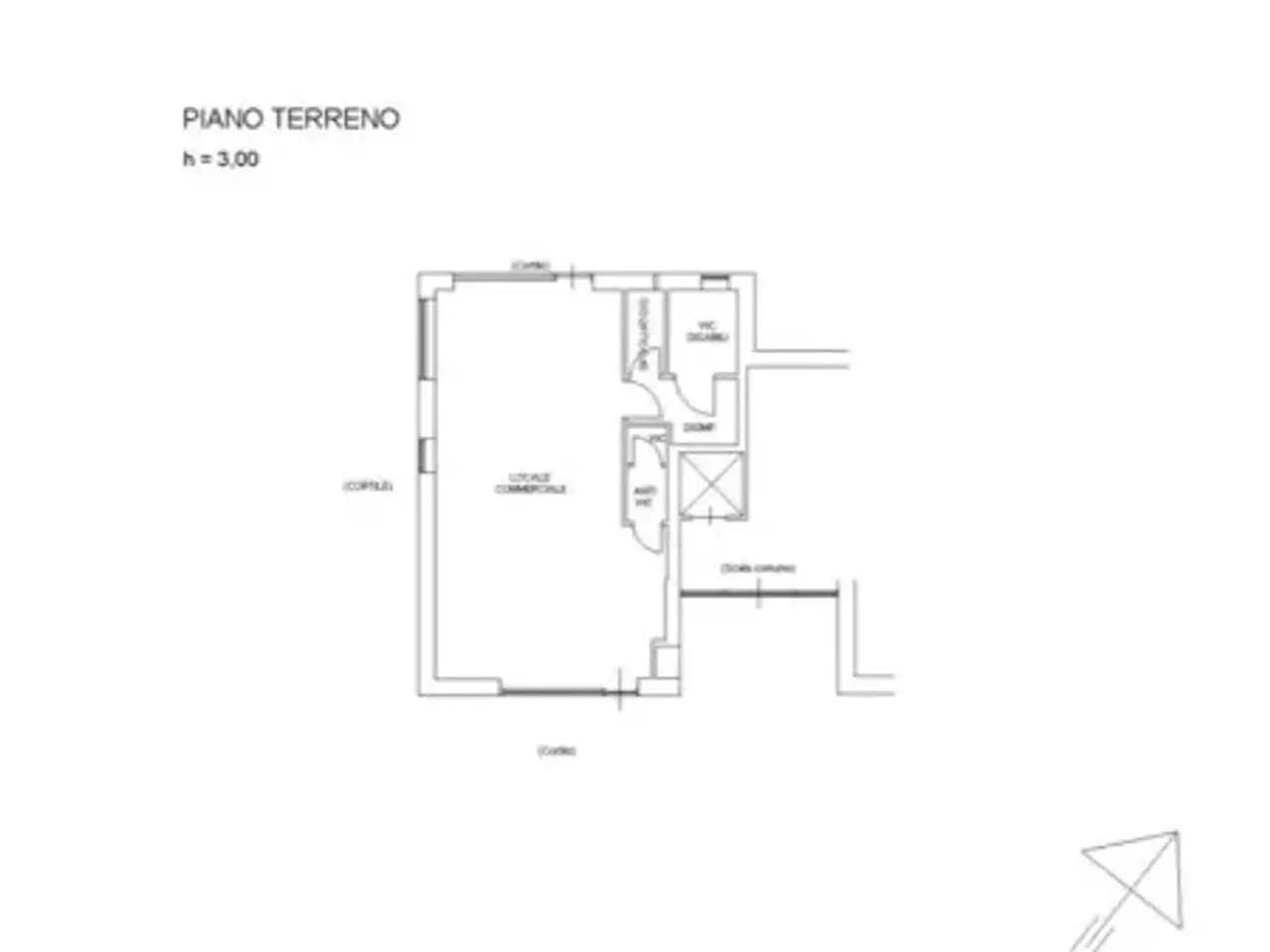 Negozio in Via Isonzo 5, Bra, {3} - Planimetria 1