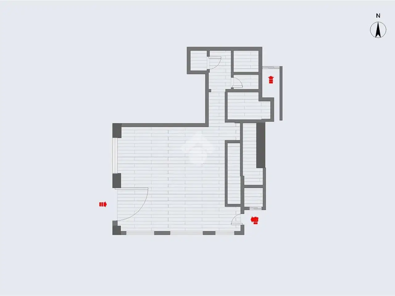 Ufficio in Via Antonio Stoppani 1, Berbenno, {3} - Planimetria 1