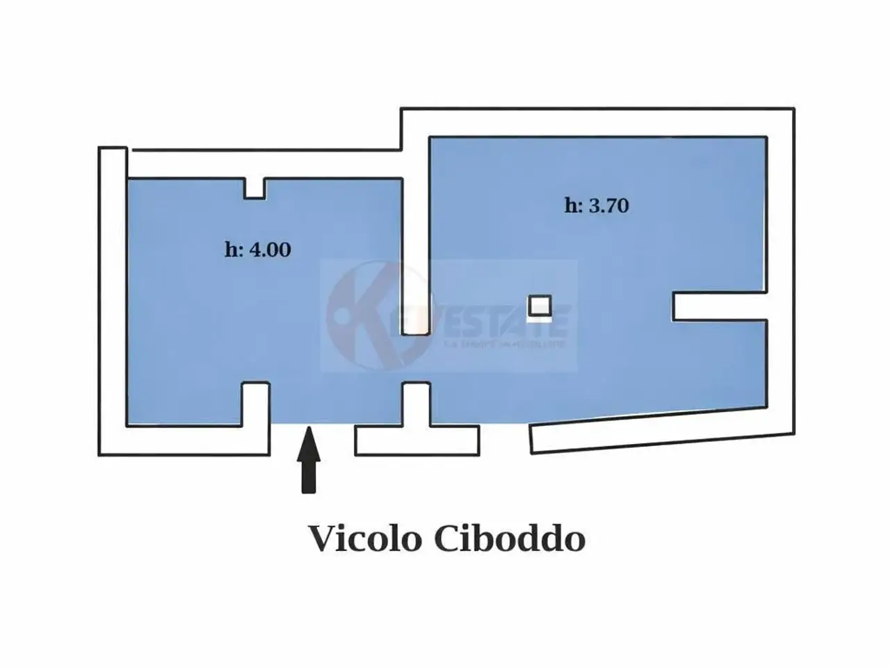 Negozio in Via Ciboddo 10, Sassari, {3} - Planimetria 1