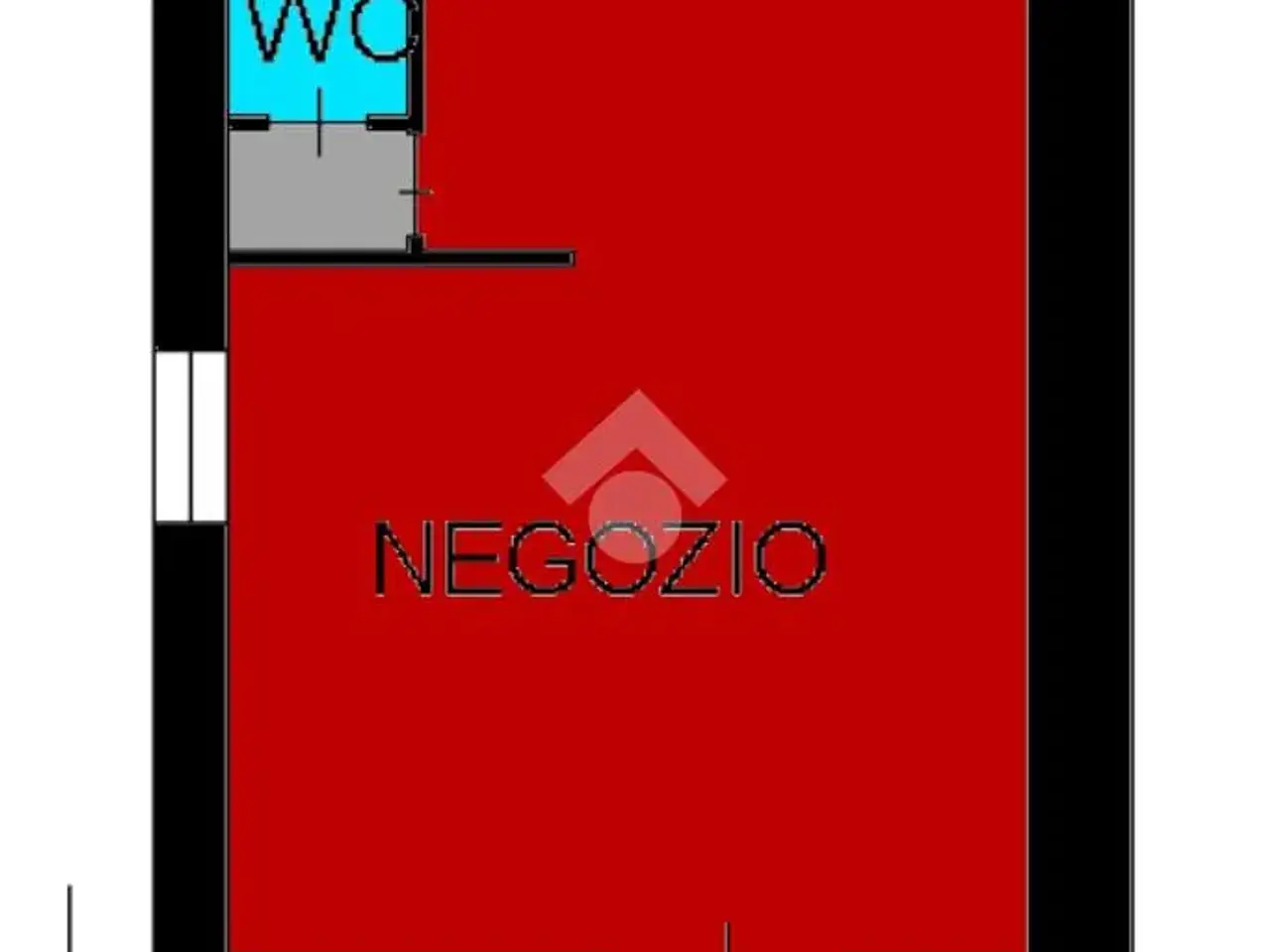 Negozio in Via Guglielmo Marconi 23, Marcianise, {3} - Planimetria 1