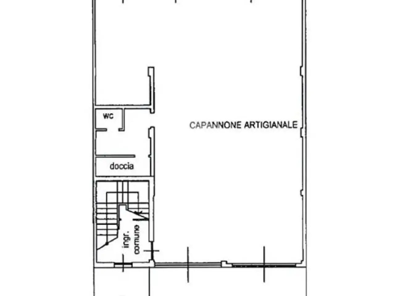 Capannone in Via Enrico Fermi 15, Villanterio, {3} - Planimetria 1