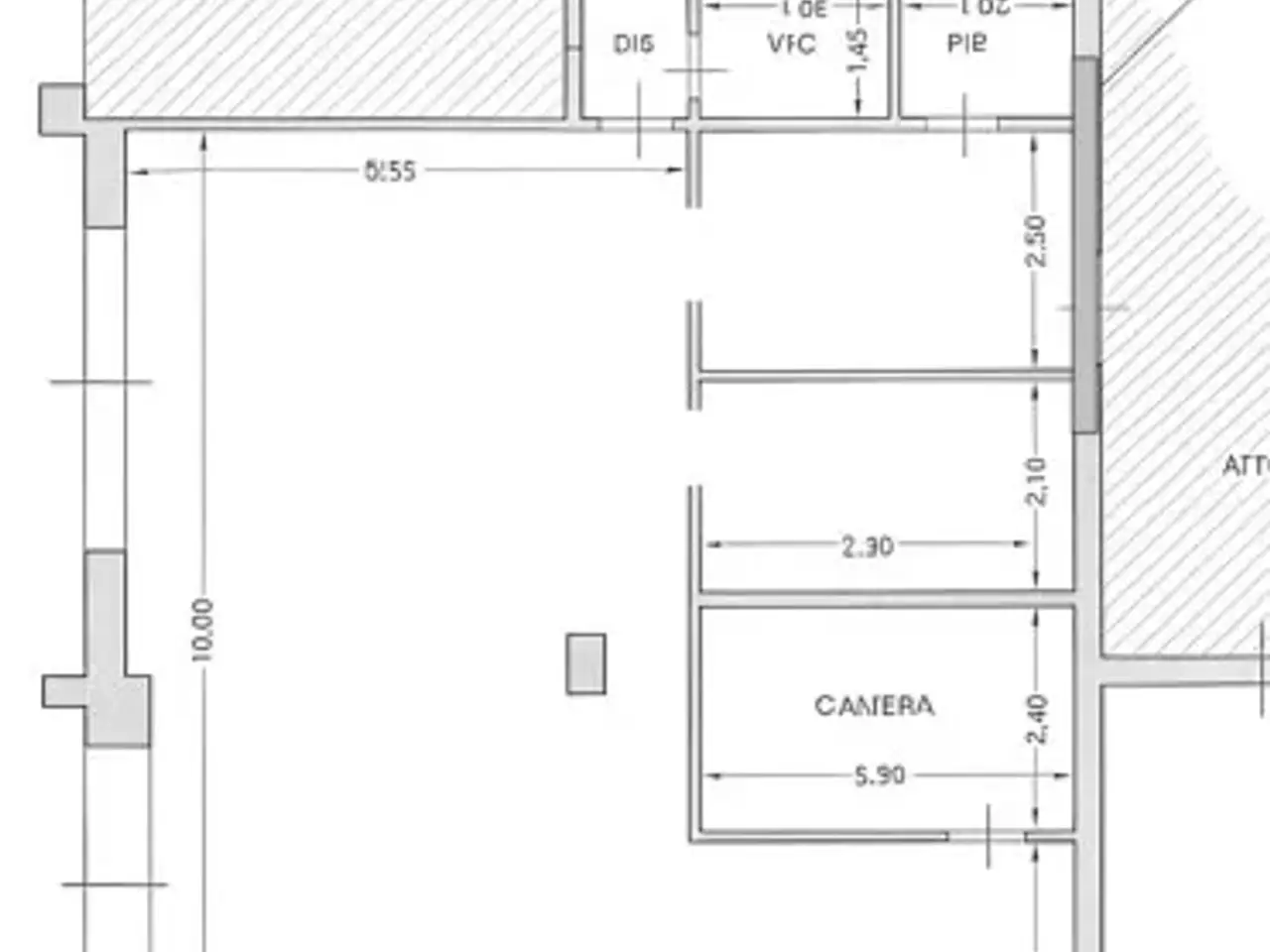 Negozio in Via Diano Calderina 20, Imperia, {3} - Planimetria 1