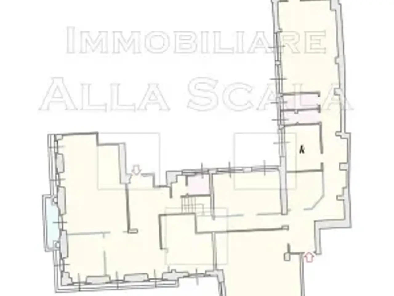 Ufficio in Via San Paolo, Milano, {3} - Planimetria 1