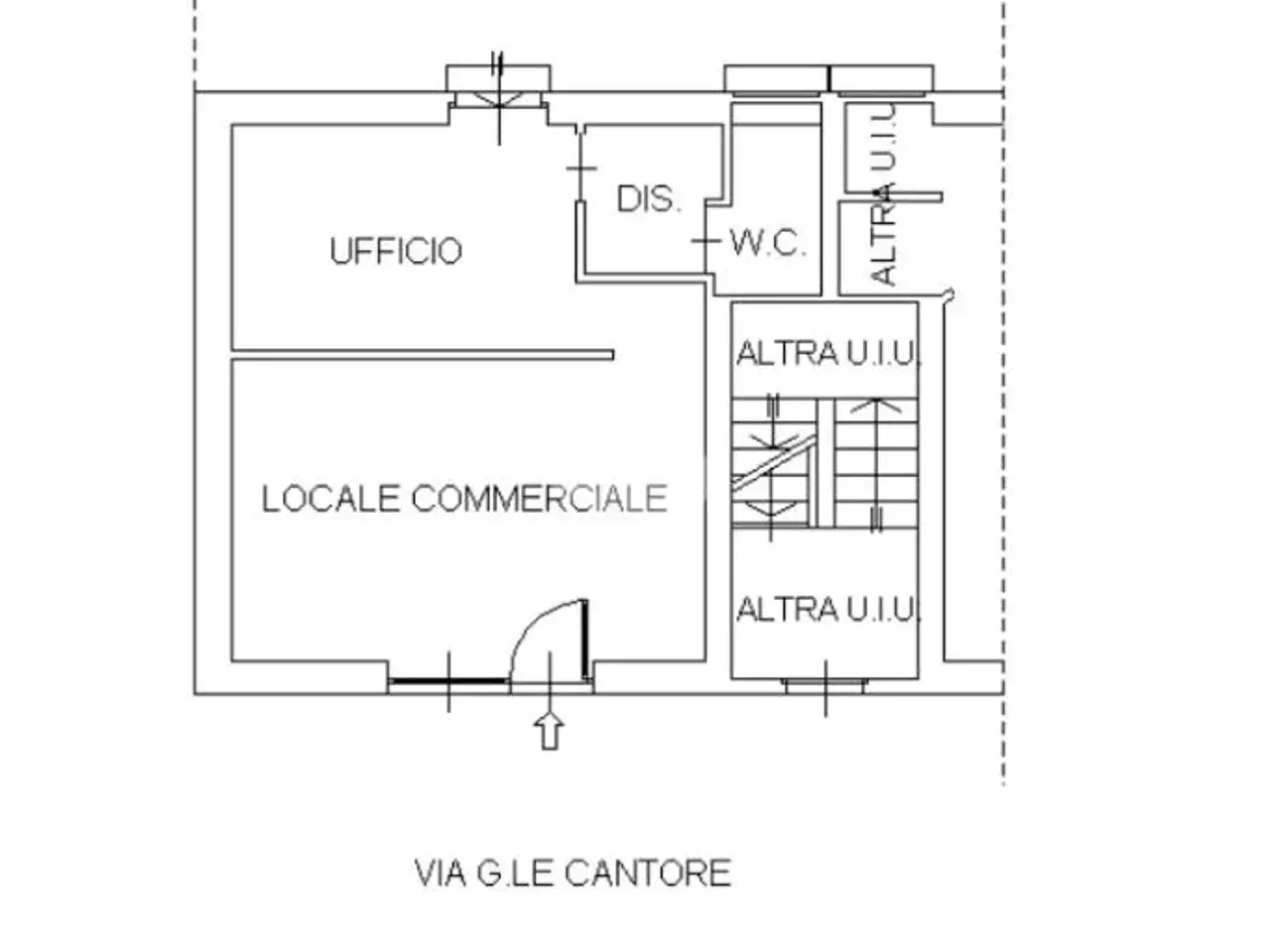 Negozio in Via Generale Antonio Cantore 18, Grugliasco, {3} - Planimetria 1