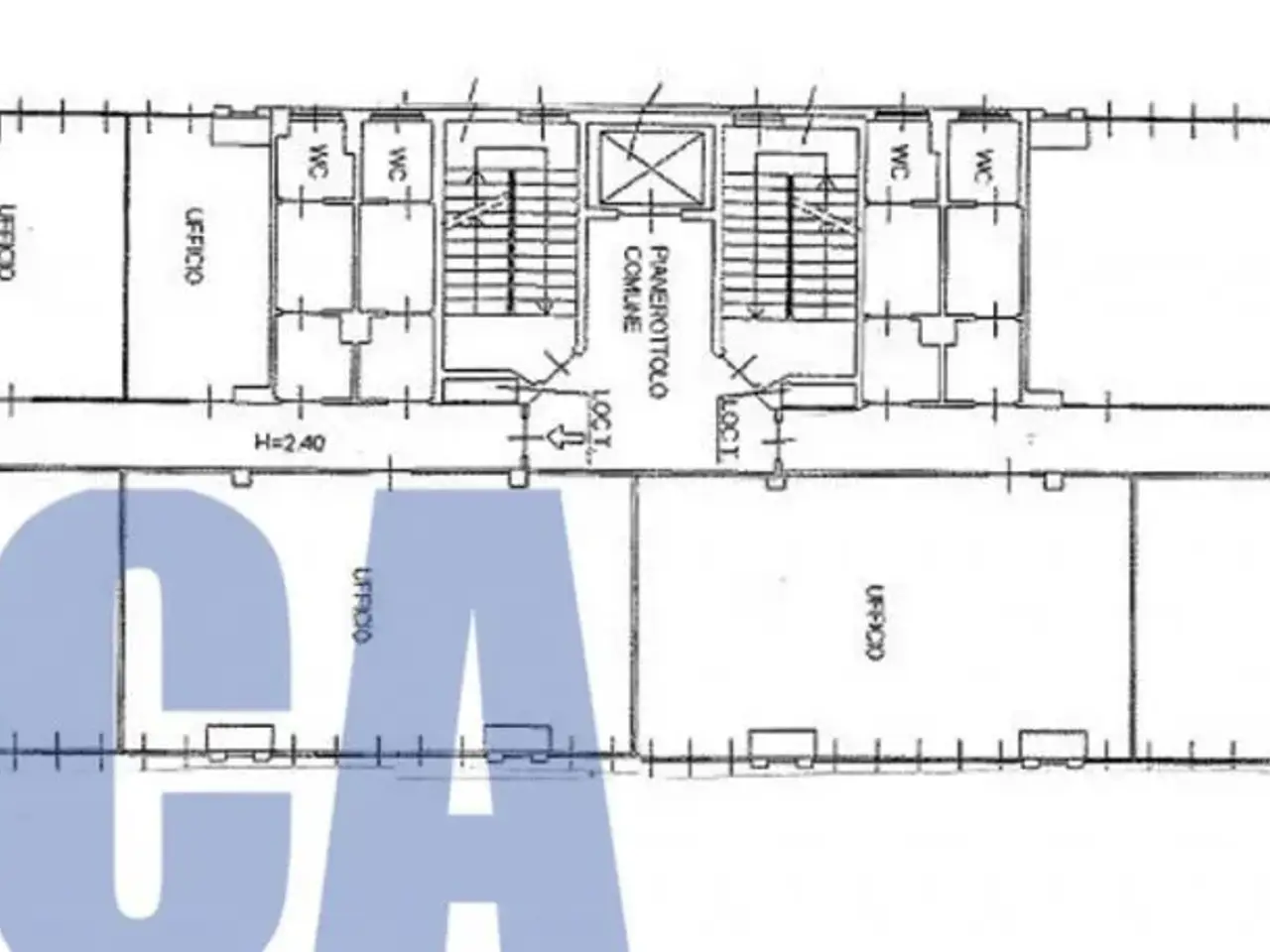 Ufficio in Via di Vittorio G., Segrate, {3} - Planimetria 1