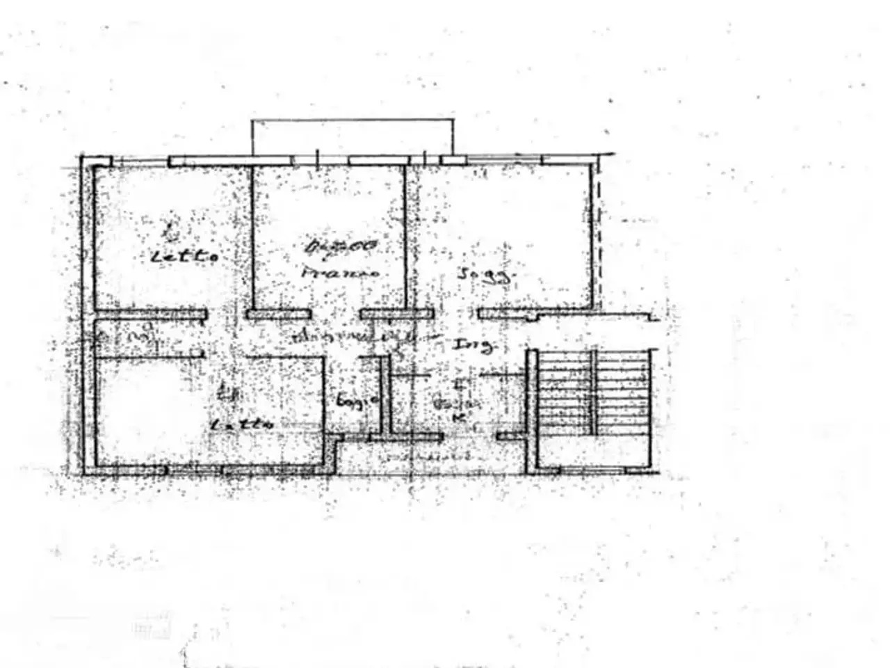 Quadrilocale in Via Dante Alighieri, Marsala - Planimetria 1