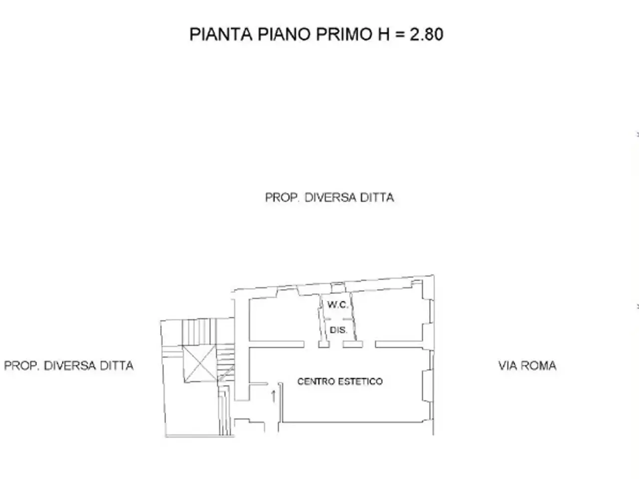 Negozio in Via Roma, Terni, {3} - Planimetria 1
