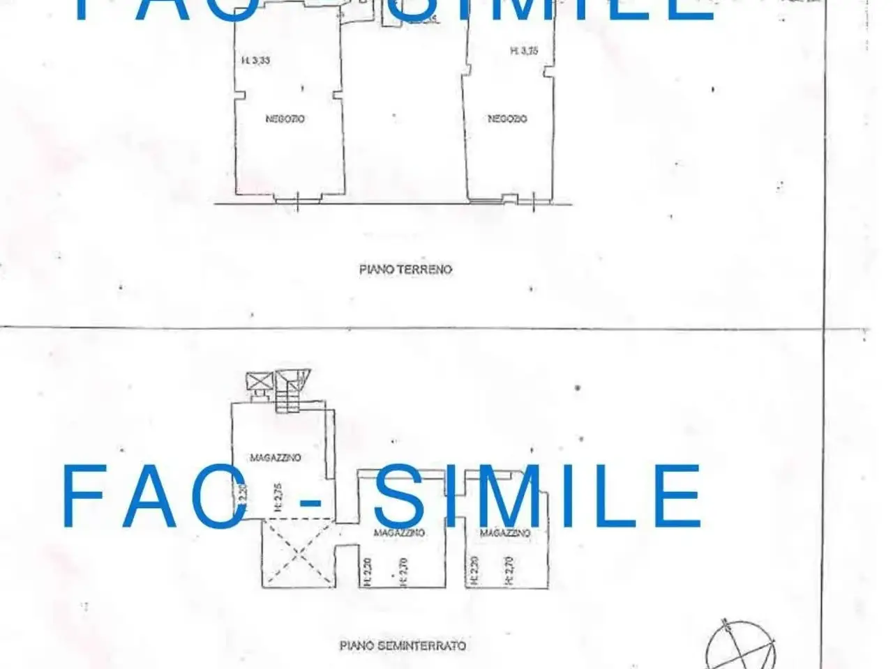 Locale commerciale in vendita, Via dell'Oriuolo 10, Firenze - Planimetria 1