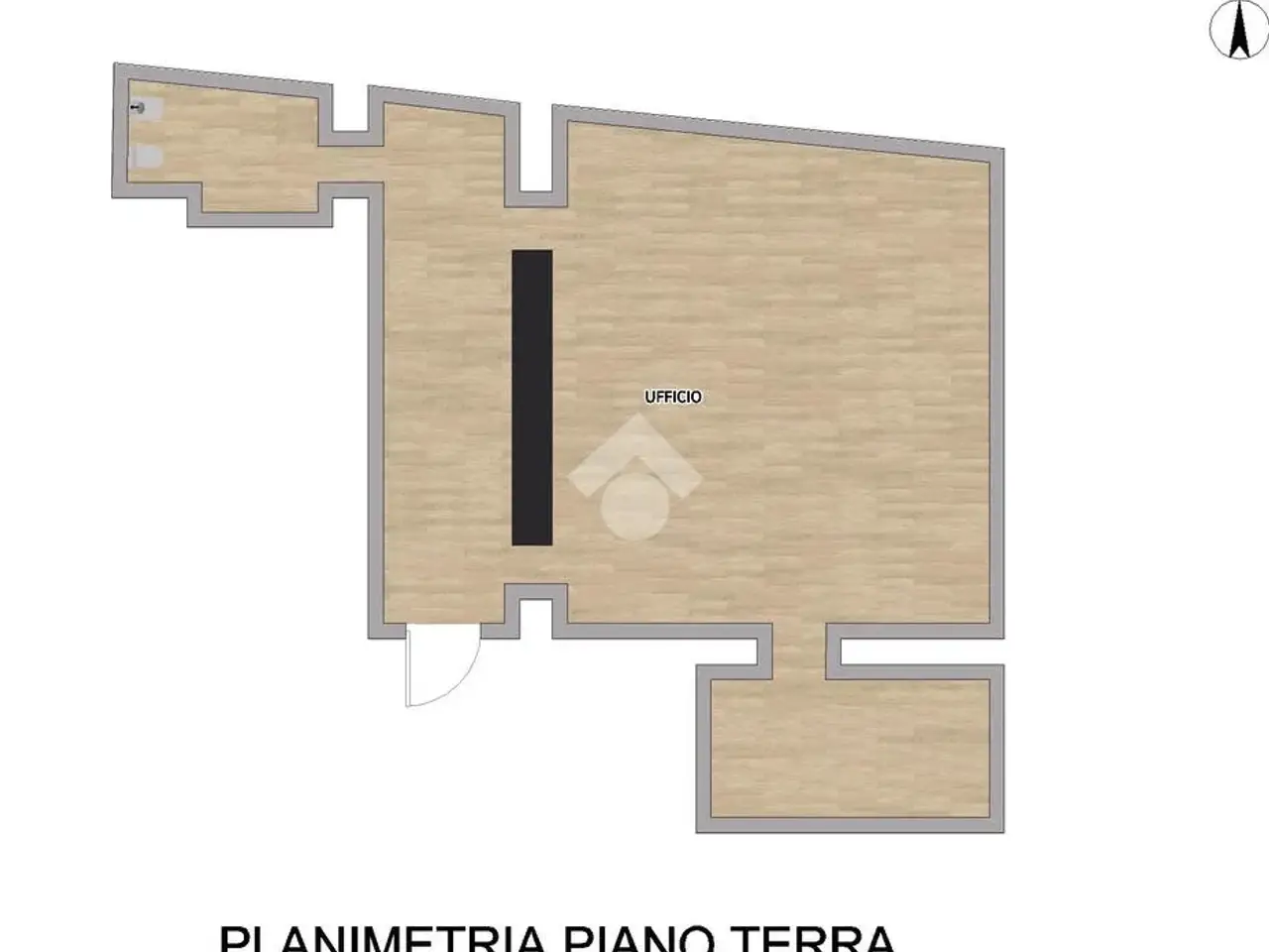 Ufficio in Stradone Farnese 22, Piacenza, {3} - Planimetria 1