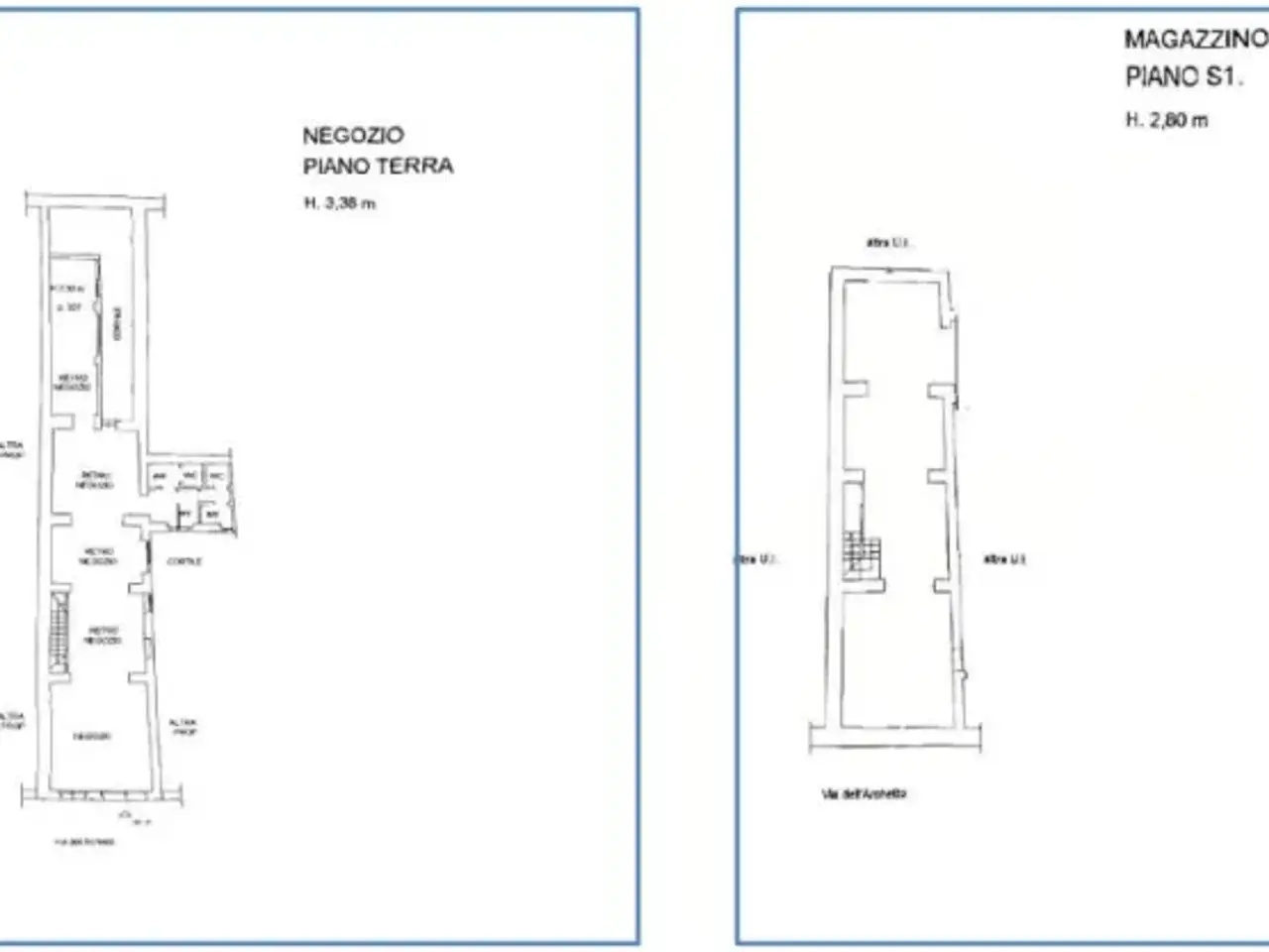 Negozio in Piazza della Pilotta, Roma, {3} - Planimetria 1