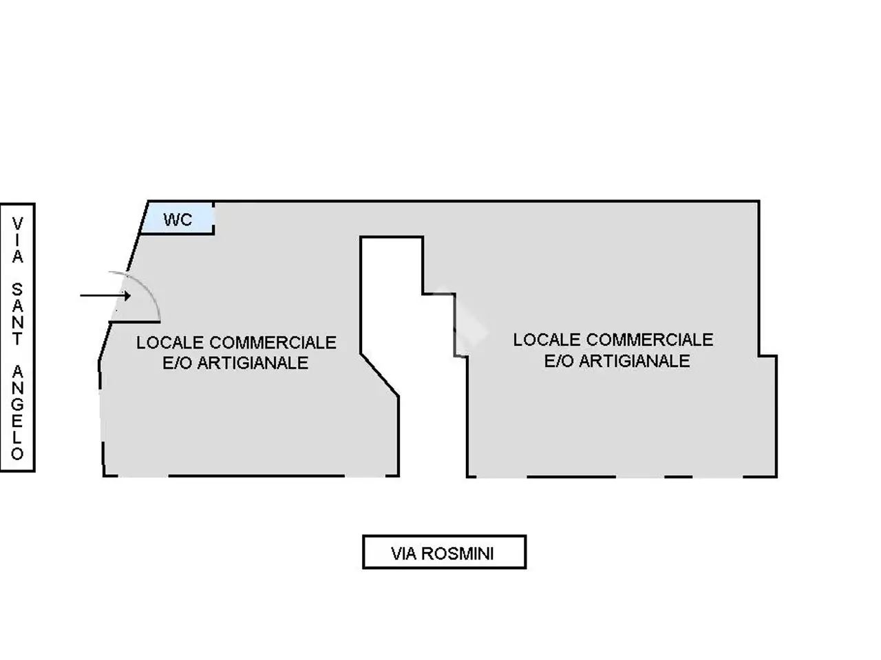 Negozio in Via Sant'Angelo 25, Brindisi, {3} - Planimetria 1