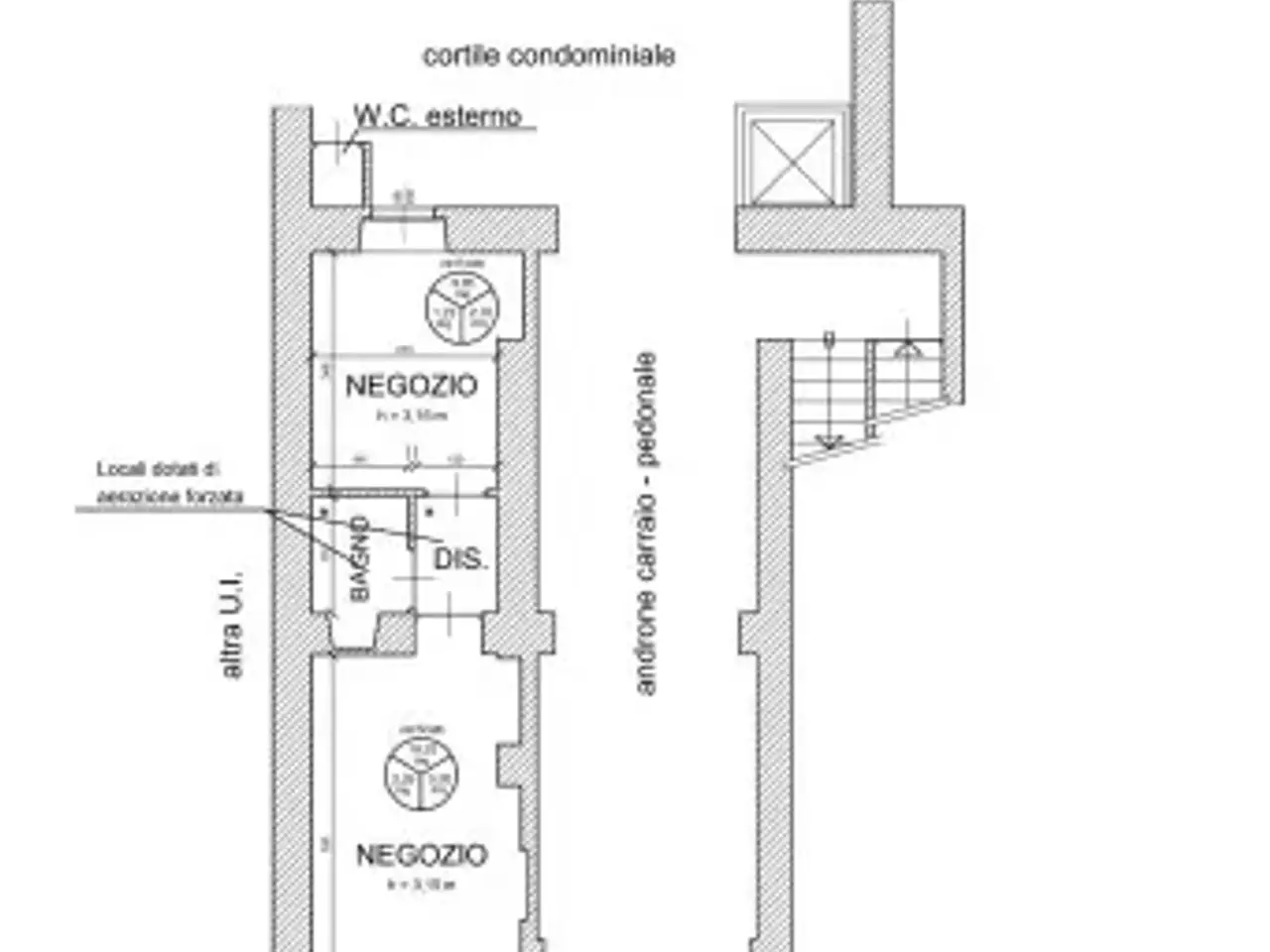 Negozio in Via Giuseppe Mazzini 36, Torino, {3} - Planimetria 1