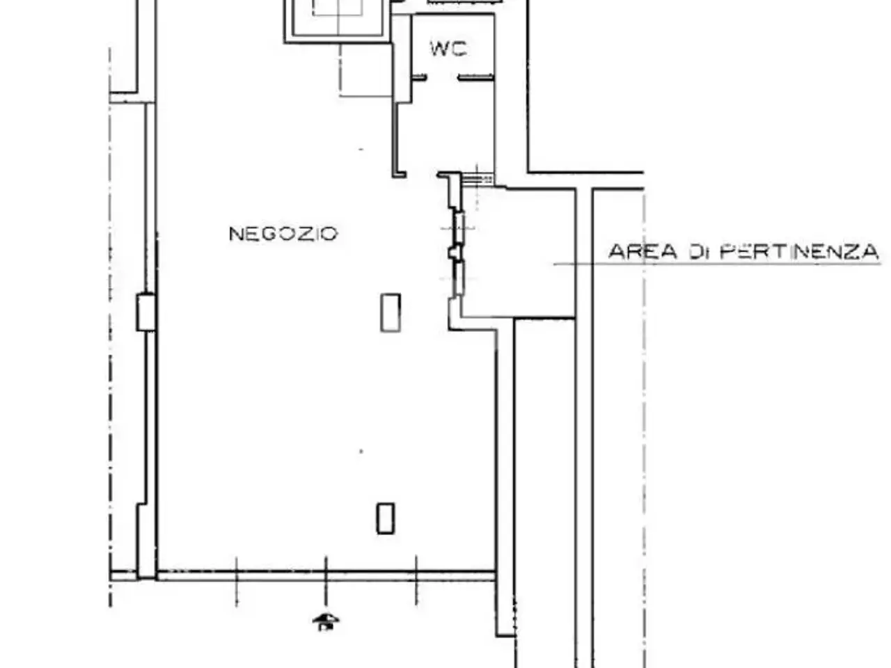 Negozio in Corso Martiri della Liberazione 161, Lecco, {3} - Planimetria 1