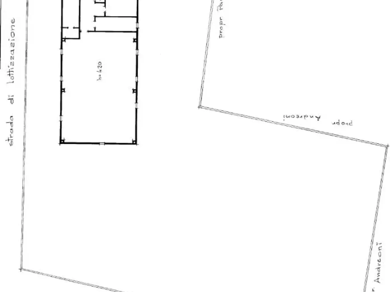 Capannone in Via Benedetto Croce 23, San Giuliano Terme, {3} - Planimetria 1