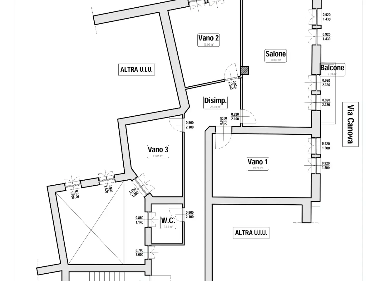 Ufficio in Via Legnano 32, Messina, {3} - Planimetria 1