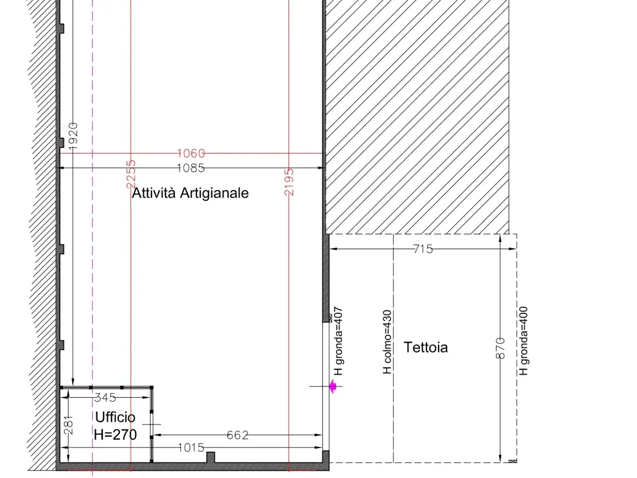 Capannone in , Capannori, {3} - Planimetria 1