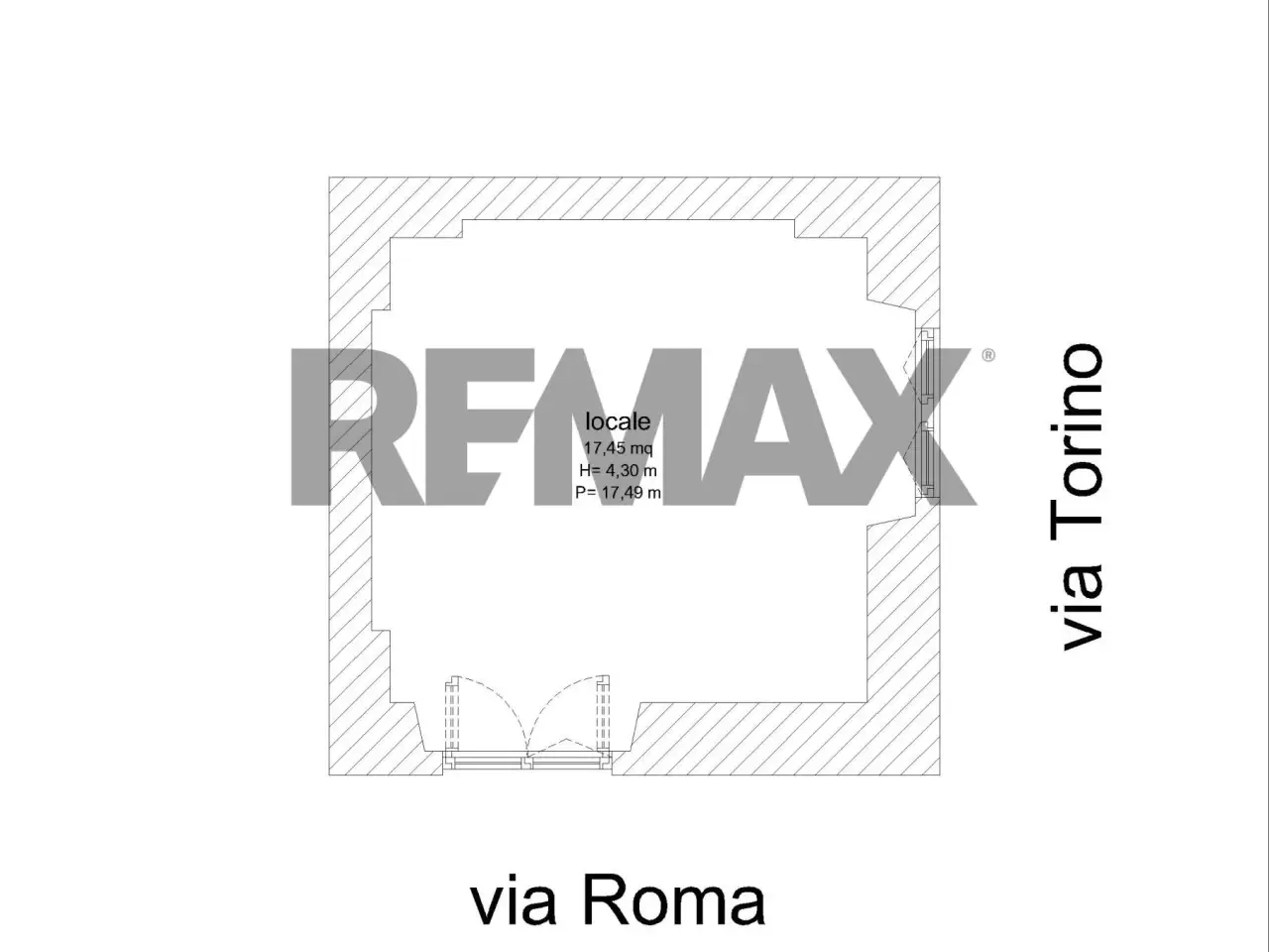 Negozio in Via Roma 12, Lucera, {3} - Planimetria 1