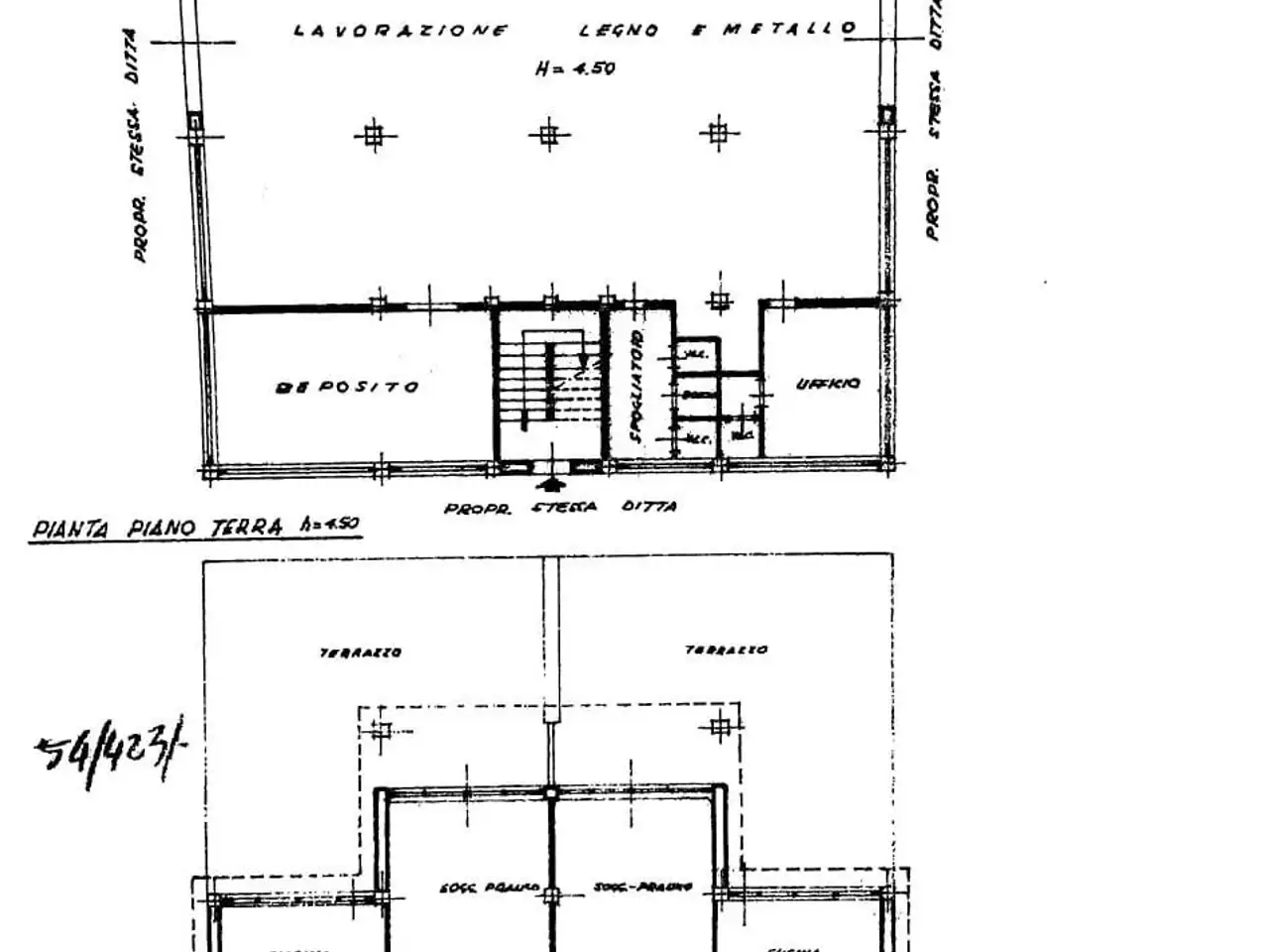 Capannone in Via Andrea De Luca, Salerno, {3} - Planimetria 1