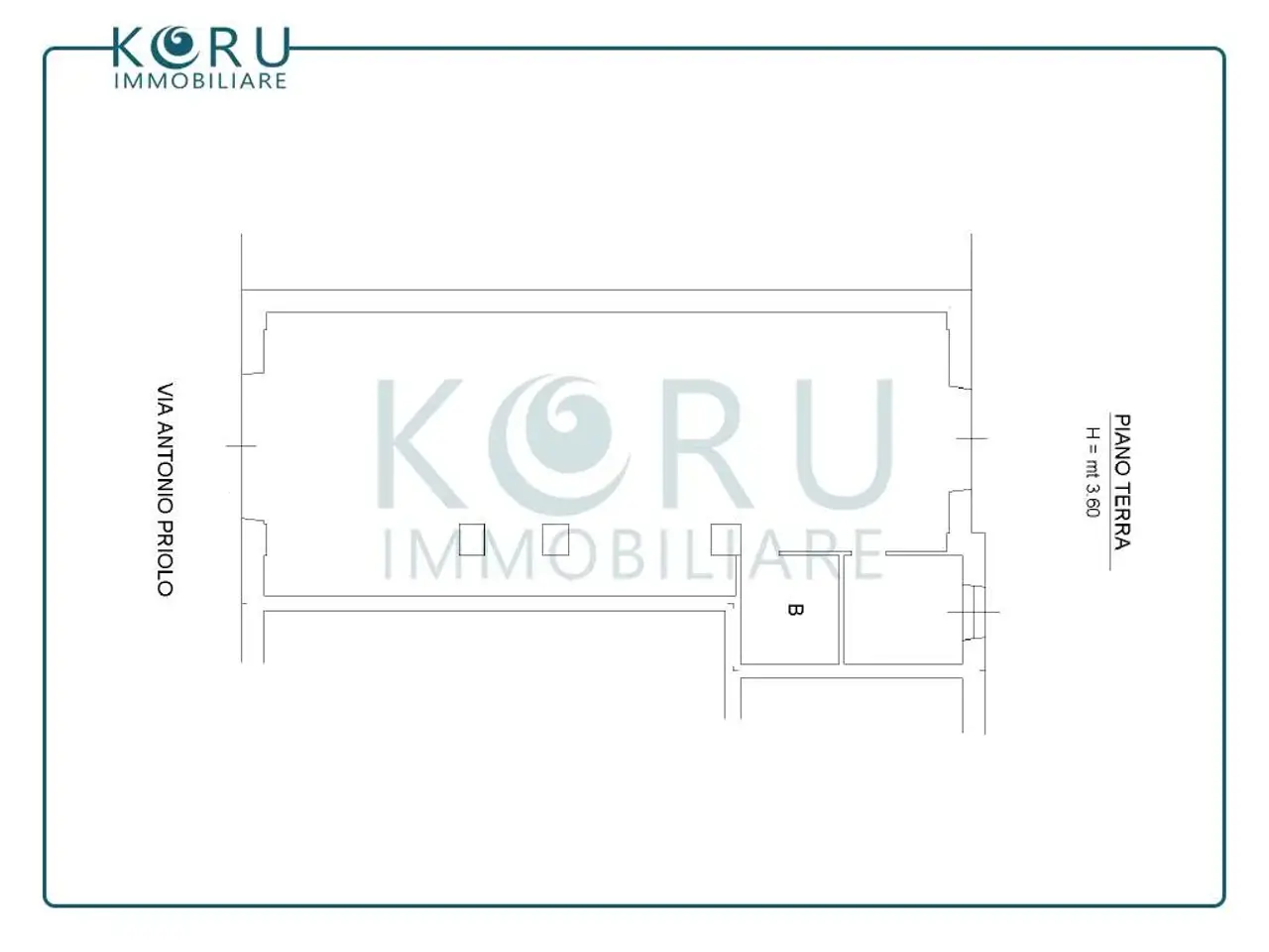 Laboratorio in Via Antonio Priolo, Reggio Calabria, {3} - Planimetria 1
