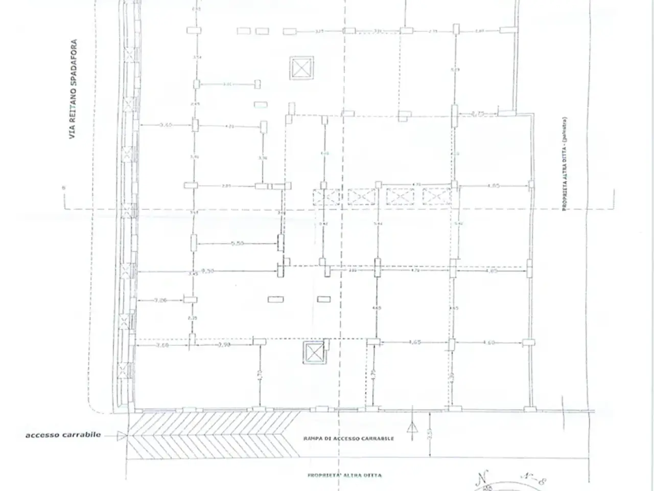 Magazzino in Via Spadafora 1/F, Messina, {3} - Planimetria 1