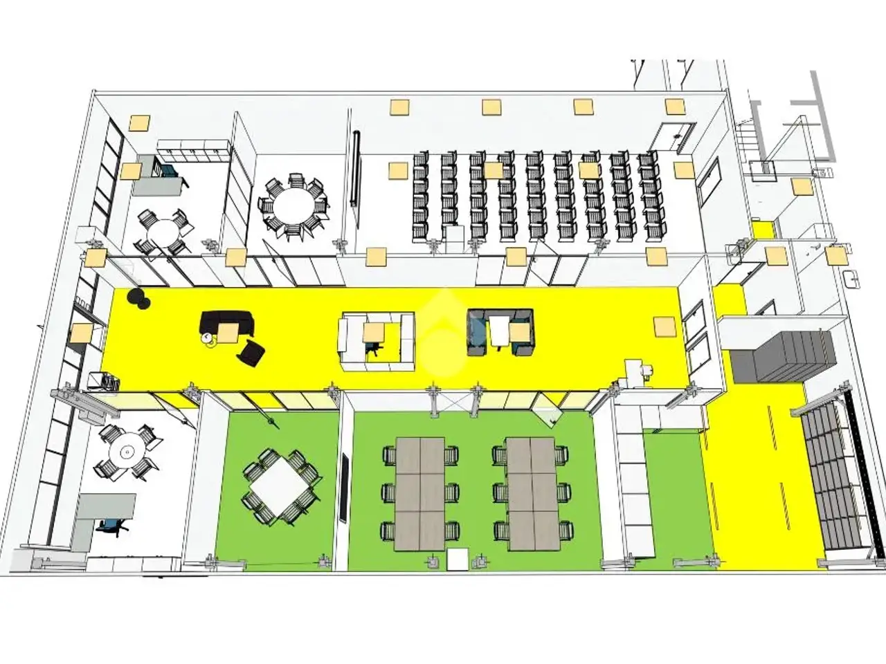 Ufficio in Via Giovanni E Sebastiano Caboto 19, Trieste, {3} - Planimetria 1