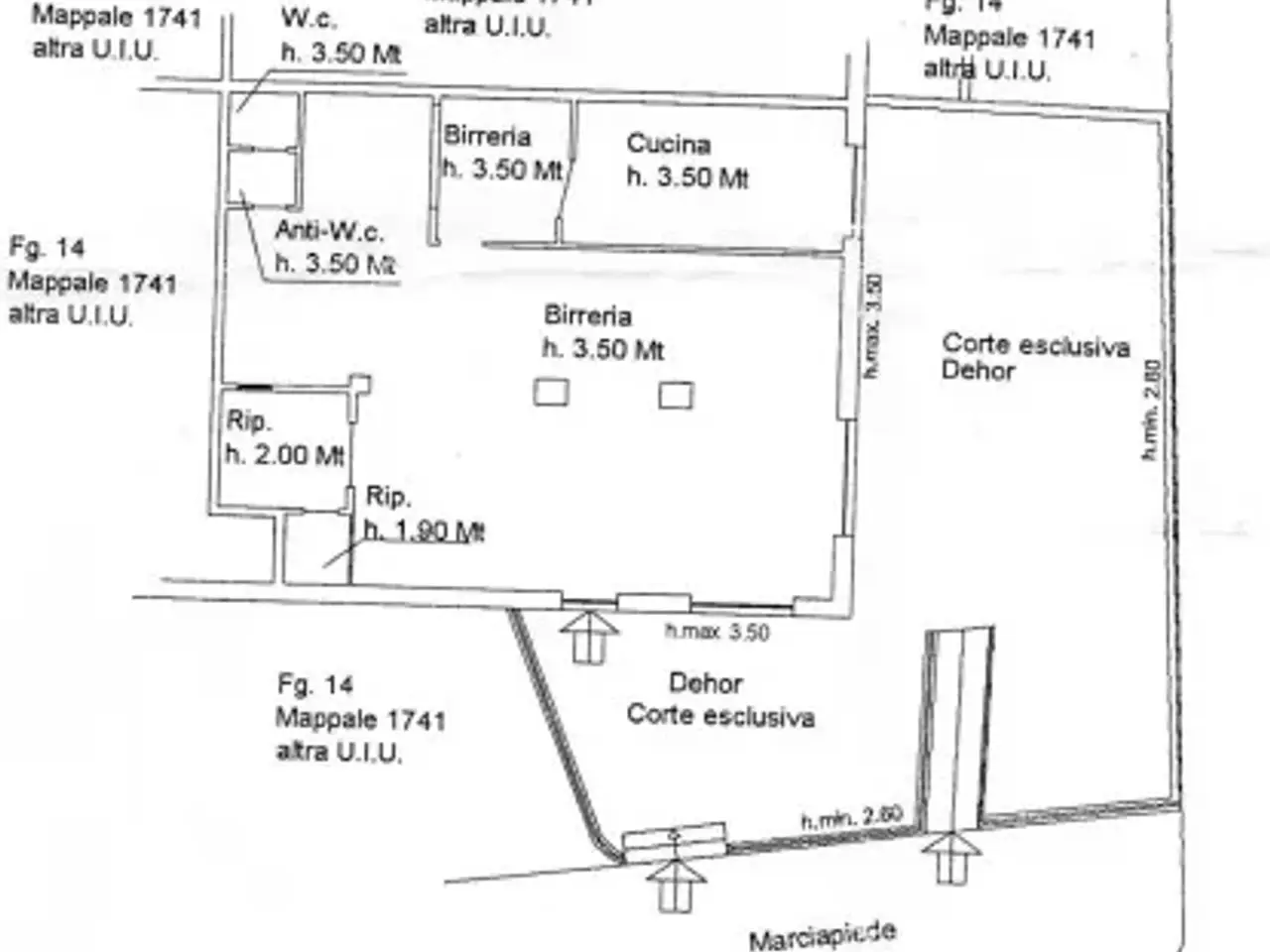 Pub in Viale 8 Marzo, Albenga, {3} - Planimetria 1