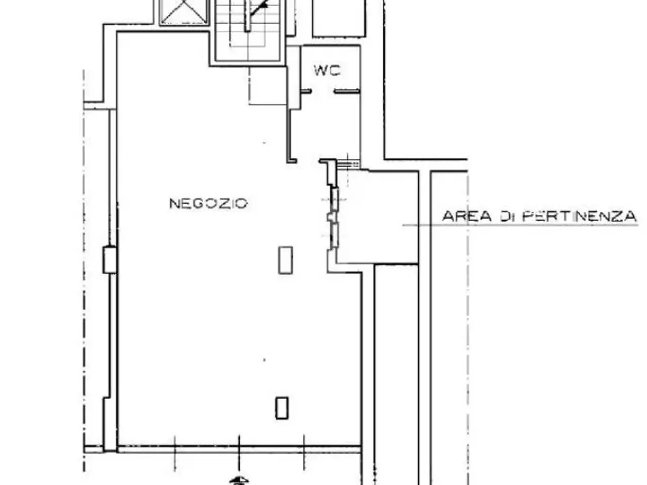Negozio in Corso Martiri della Liberazione 161, Lecco, {3} - Planimetria 1
