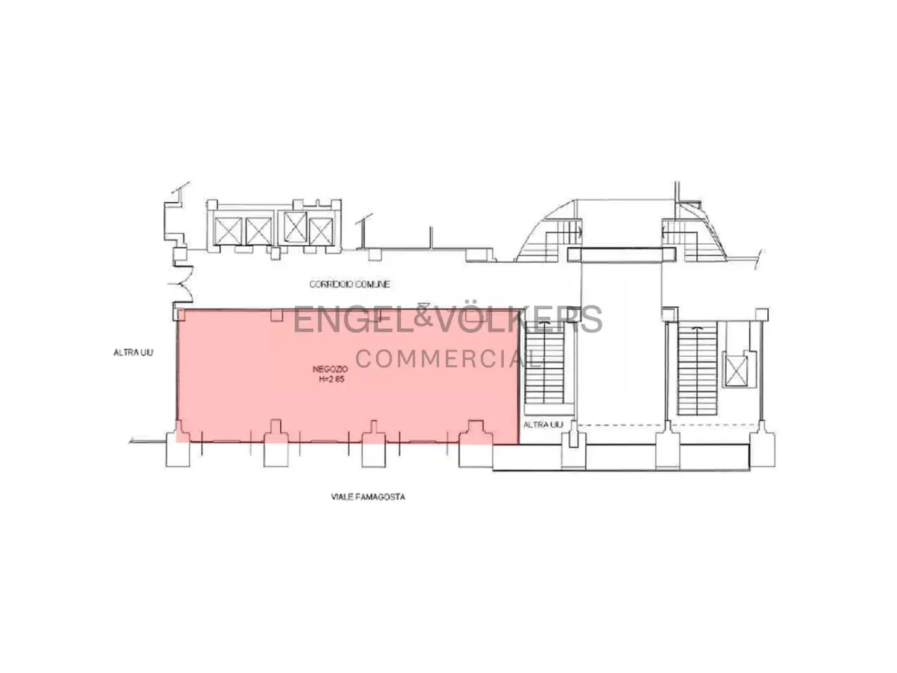 Ufficio in Viale Famagosta 75, Milano, {3} - Planimetria 1